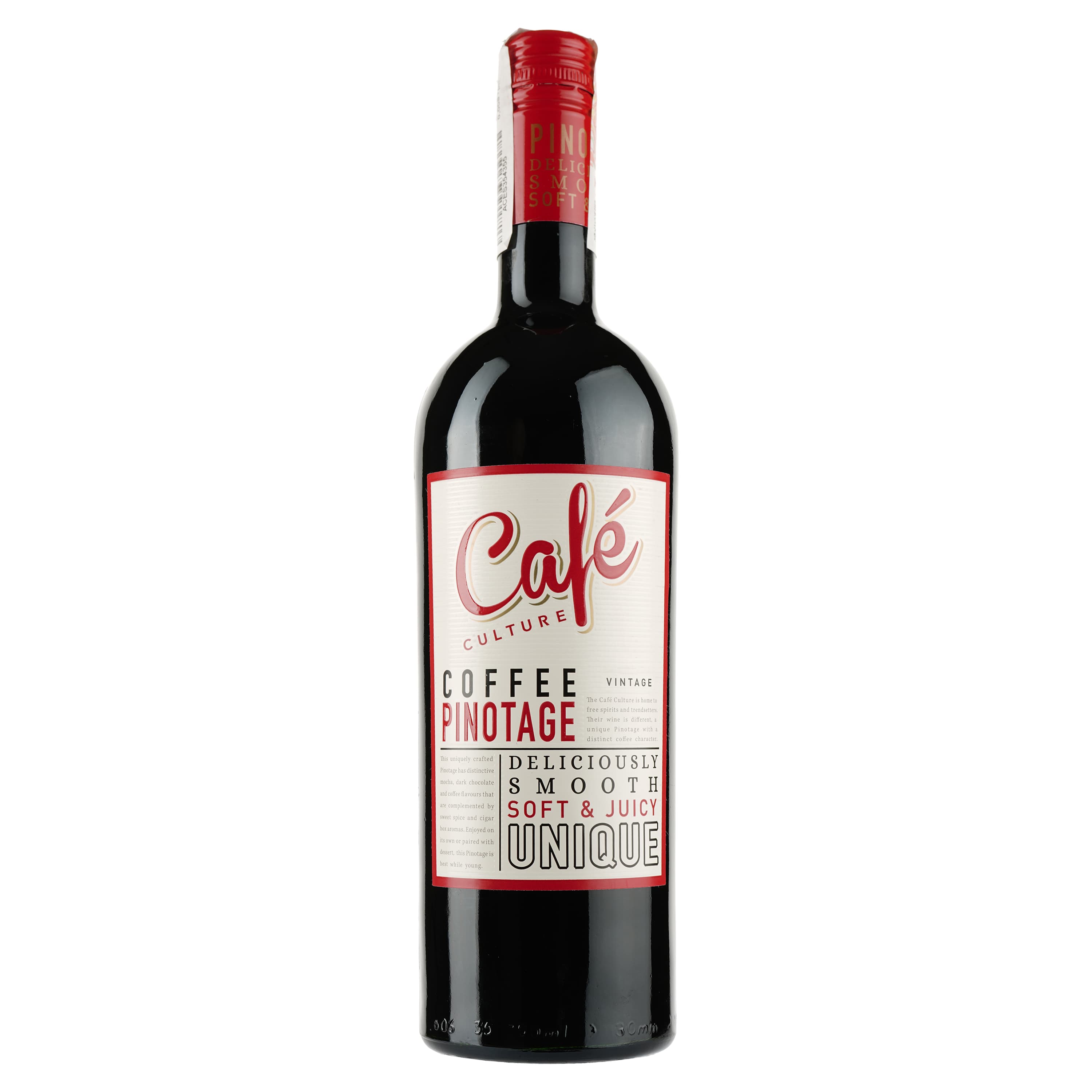 Вино Café Culture Pinotage, червоне, сухе, 11-14,5%, 0,75 л - зображення 1