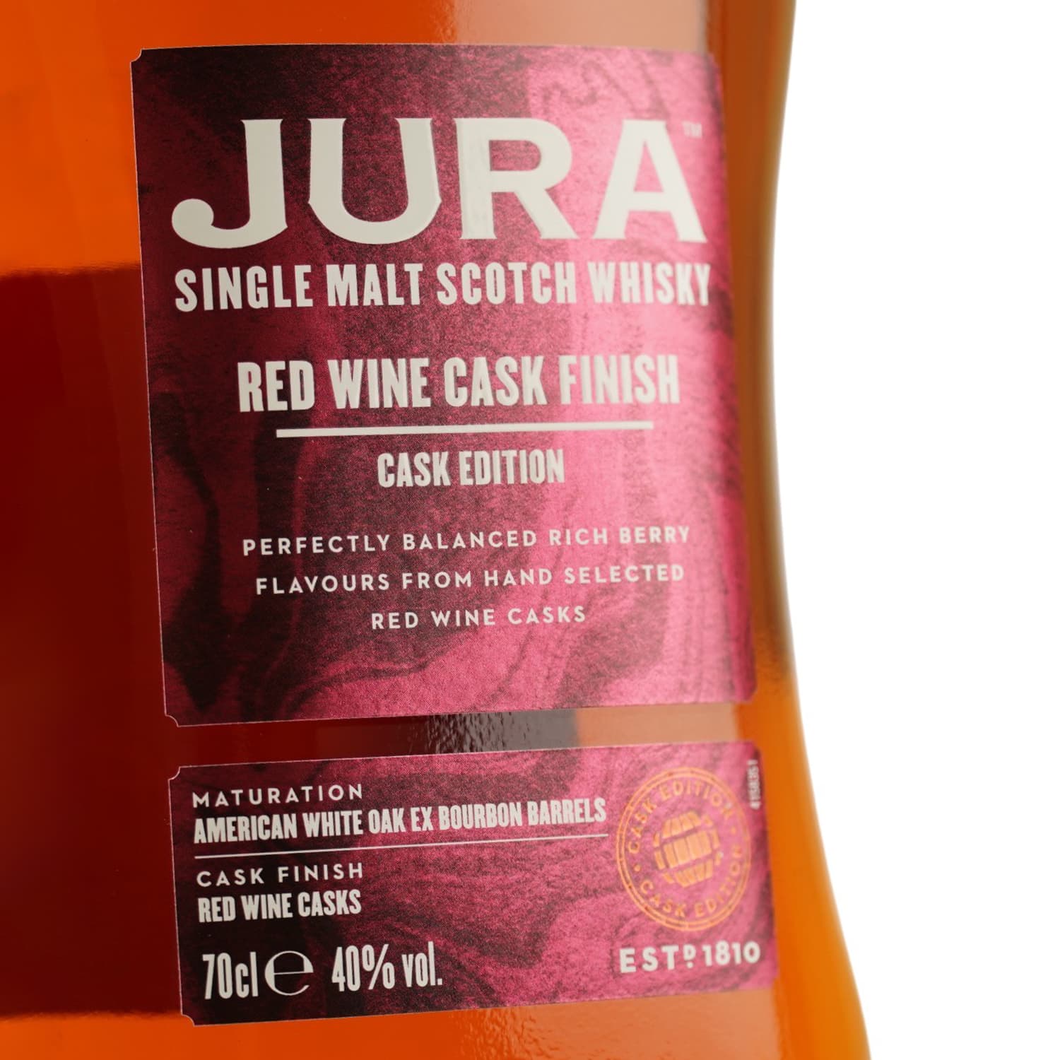 Віскі Jura Red Wine Single Malt Scotch Whisky, 40%, 0,7 л (54773) - зображення 10