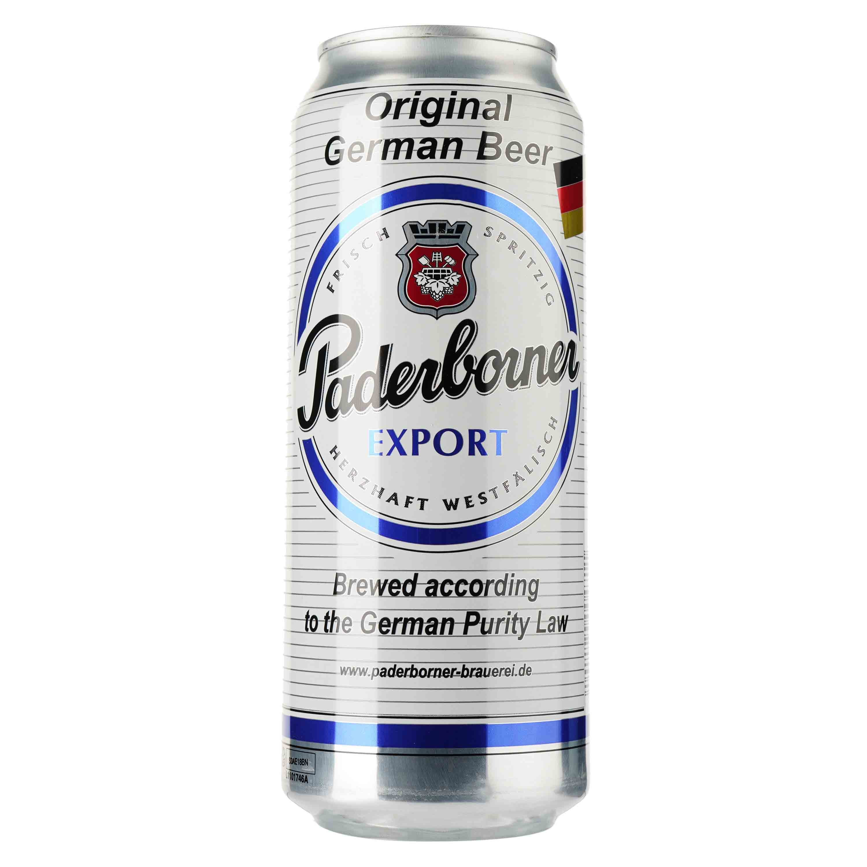 Пиво Paderborner Export, світле, 5,5%, з/б, 0,5 л (822648) - зображення 1