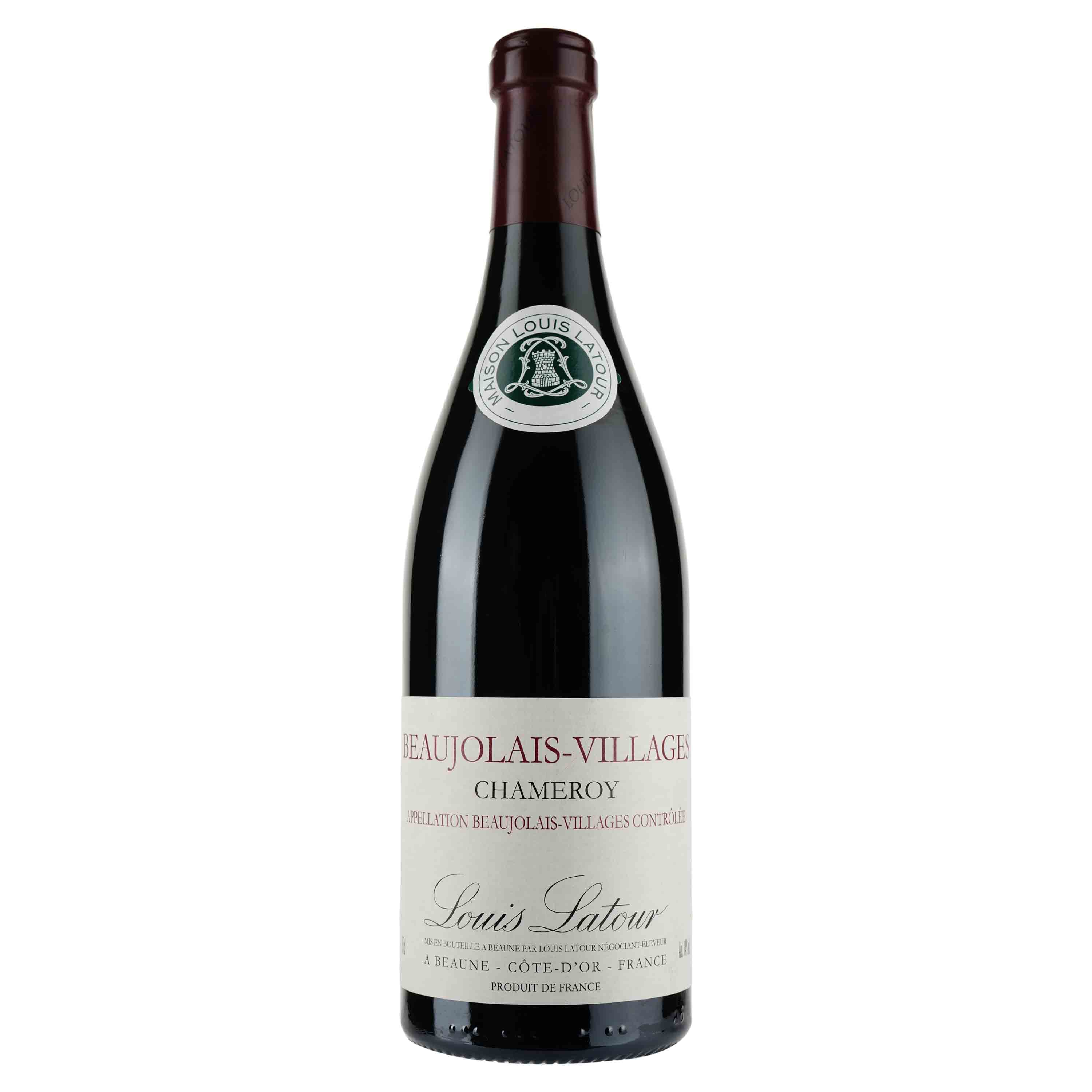 Вино Louis Latour Beaujolais-Villages Chameroy АОС, червоне, сухе, 11-14,5%, 0,75 л - зображення 1
