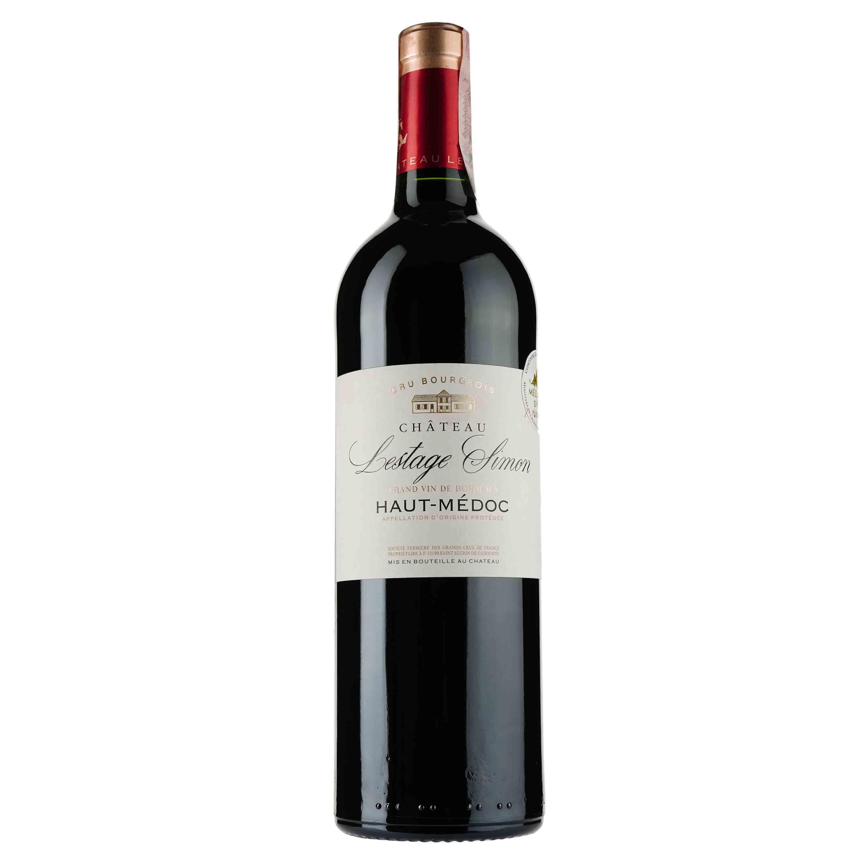 Вино Chateau Lestage Simon Haut-Medoc, червоне, сухе, 12%, 0,75 л (1313250) - зображення 1