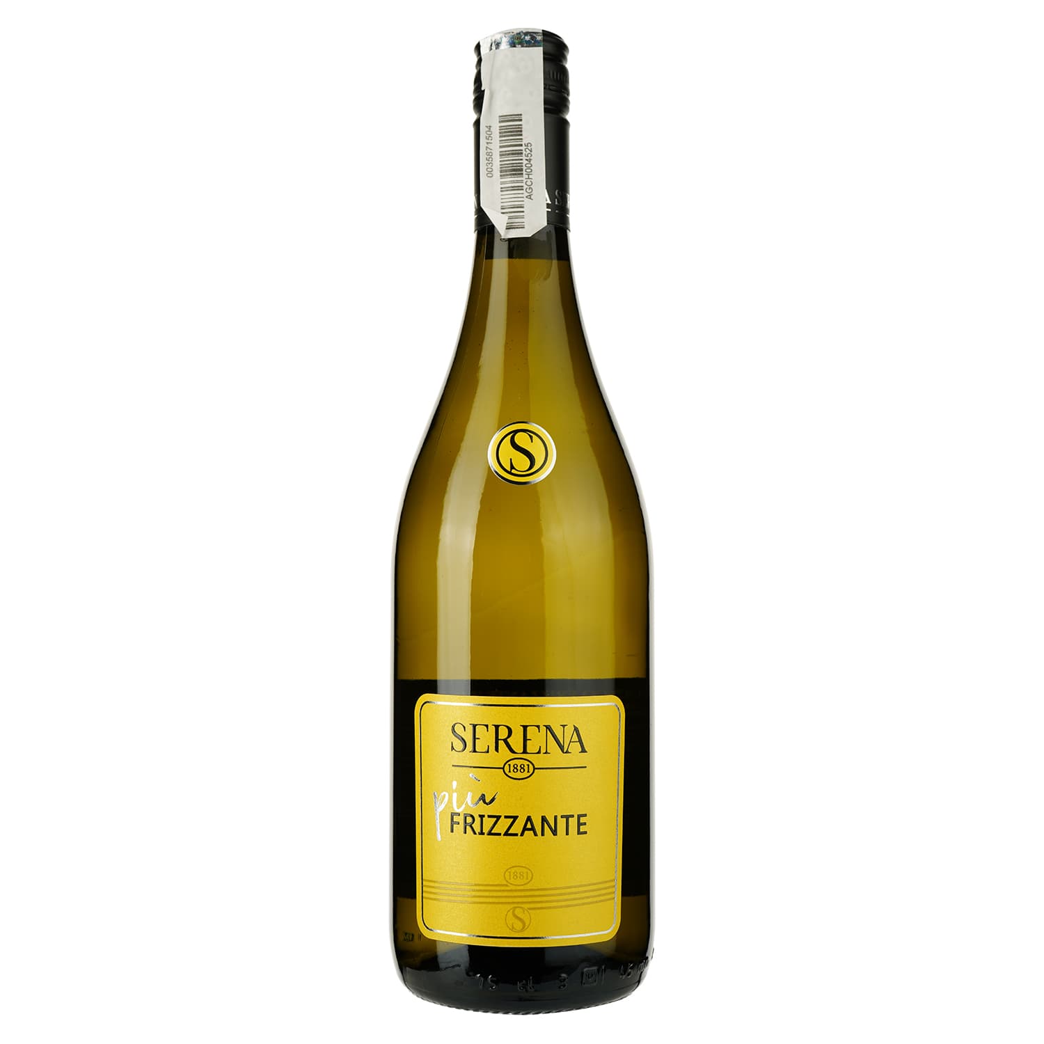 Ігристе вино Serena 1881 Frizzante PIU, 10,5%, 0,75 л - зображення 1