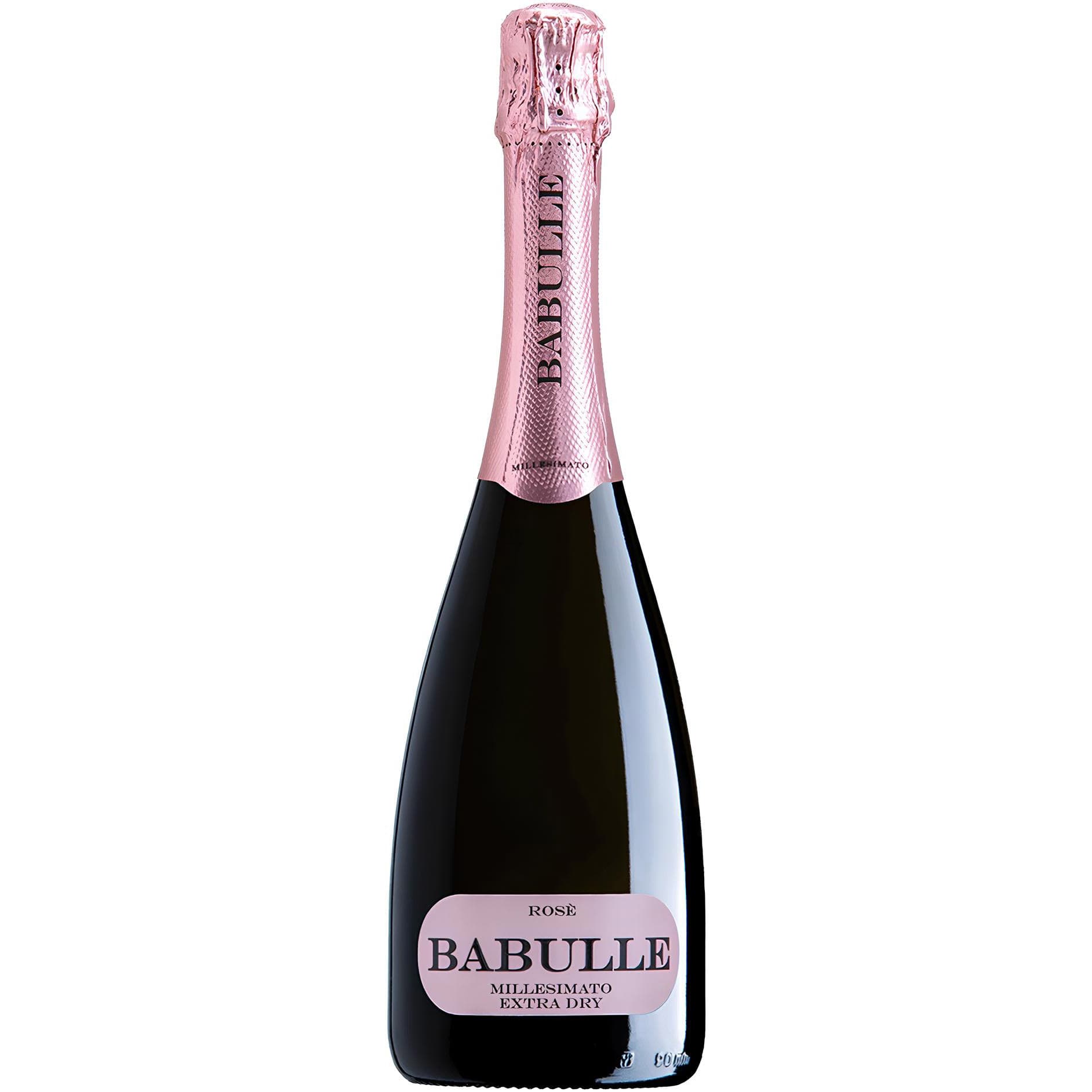 Ігристе вино Babulle Millesimato Rosato Extra Dry рожеве екстра сухе 0.75 л