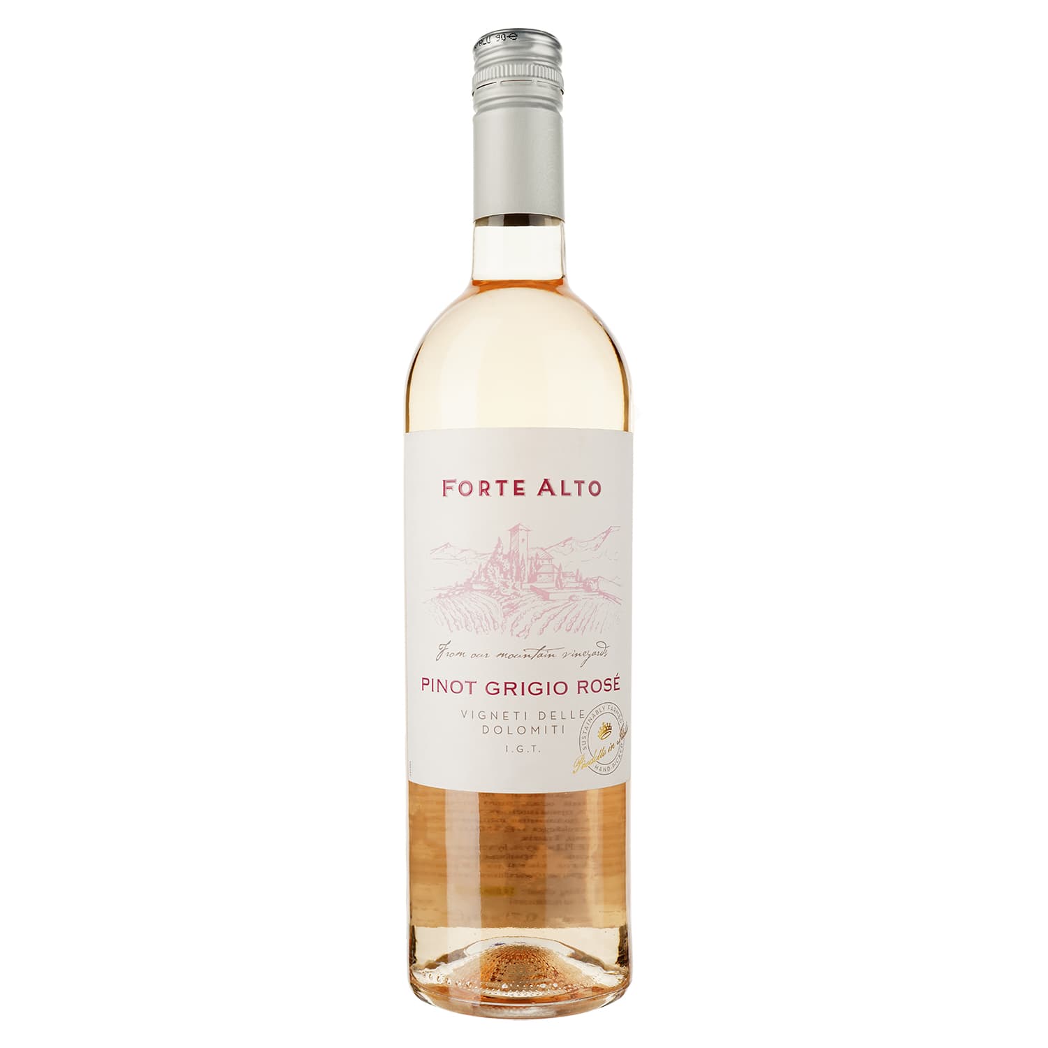 Вино Forte Alto Pinot Grigio Rose рожеве сухе 12.5% 0.75 л - зображення 1