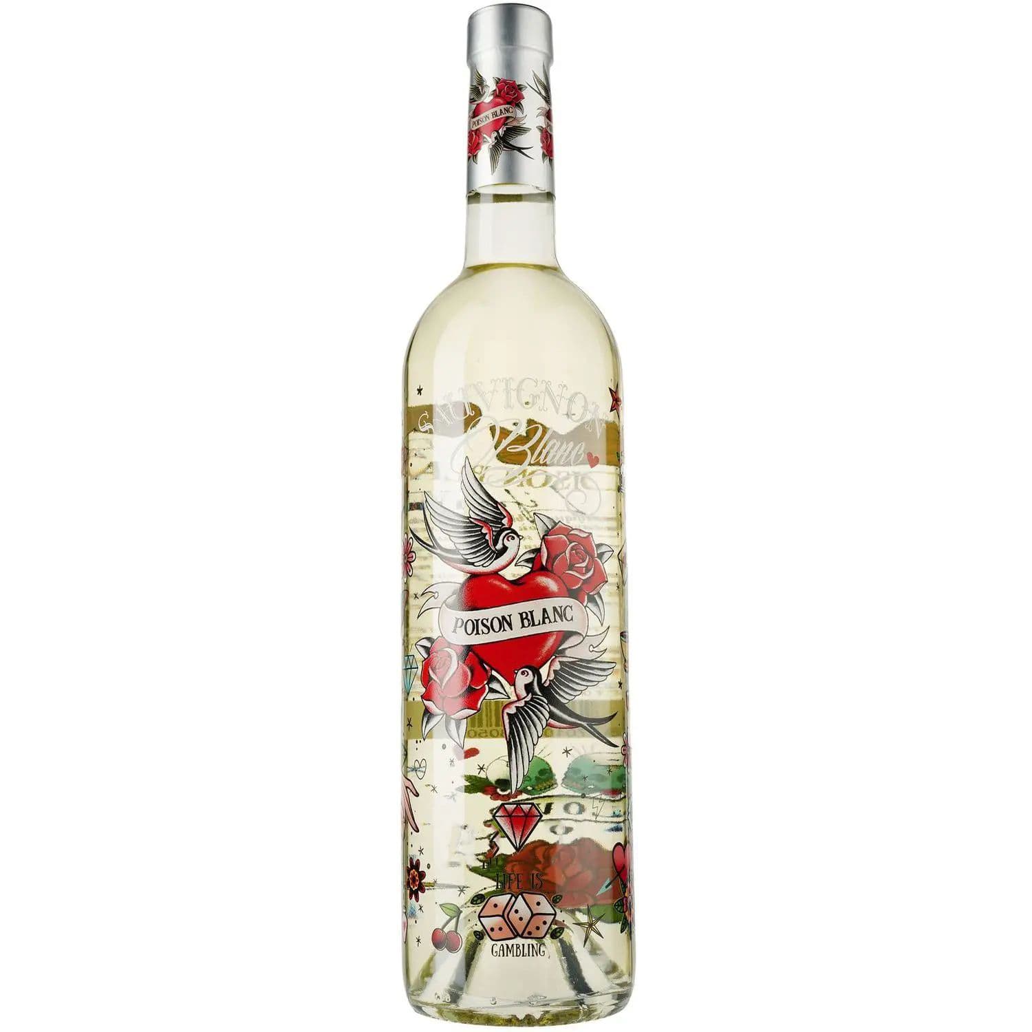 Вино Poison Sauvignon Blanc IGP Pays D'Oc, біле, сухе, 0,75 л - зображення 1
