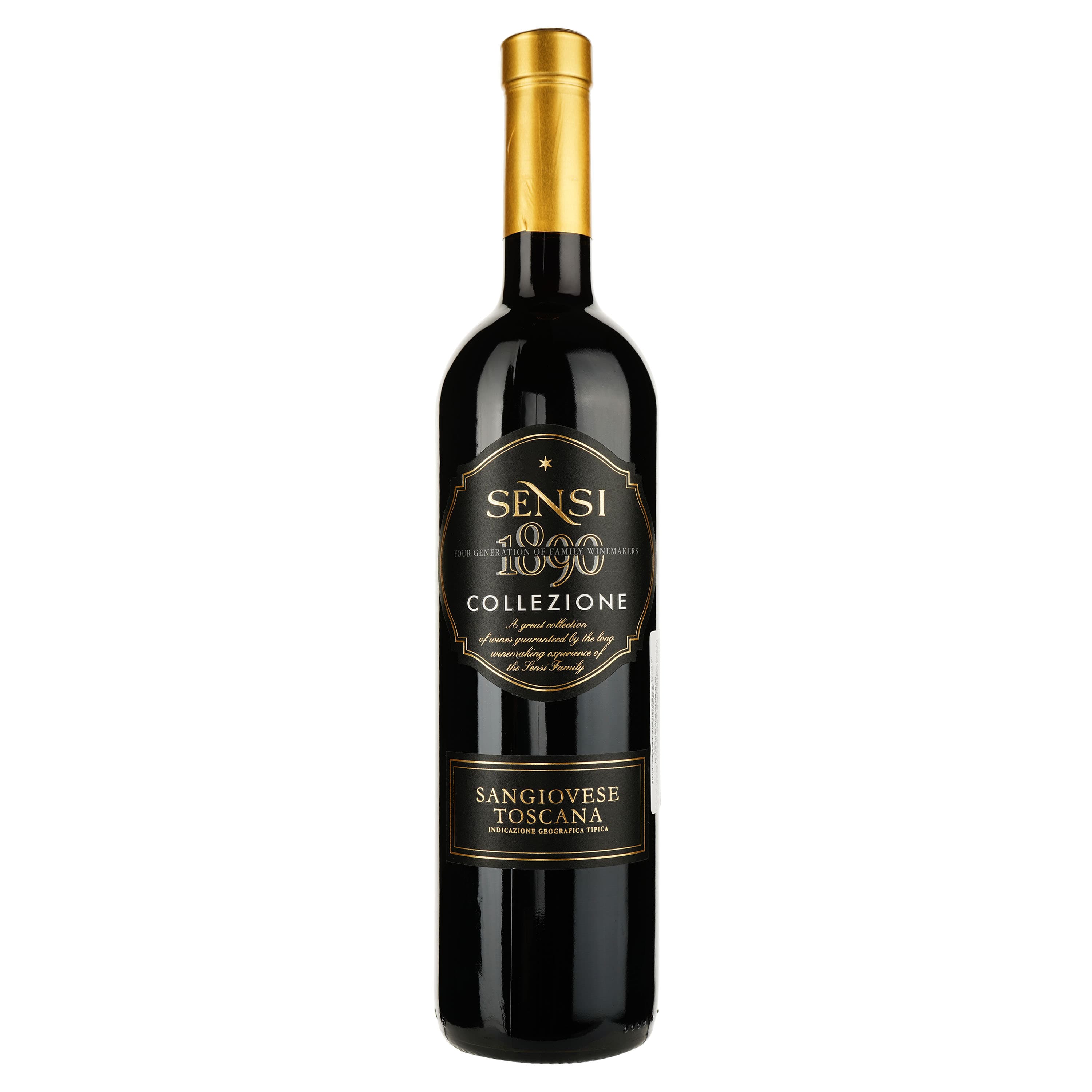 Вино Sensi Collezione Sangiovese IGT, червоне, сухе, 13%, 0,75 л - зображення 1