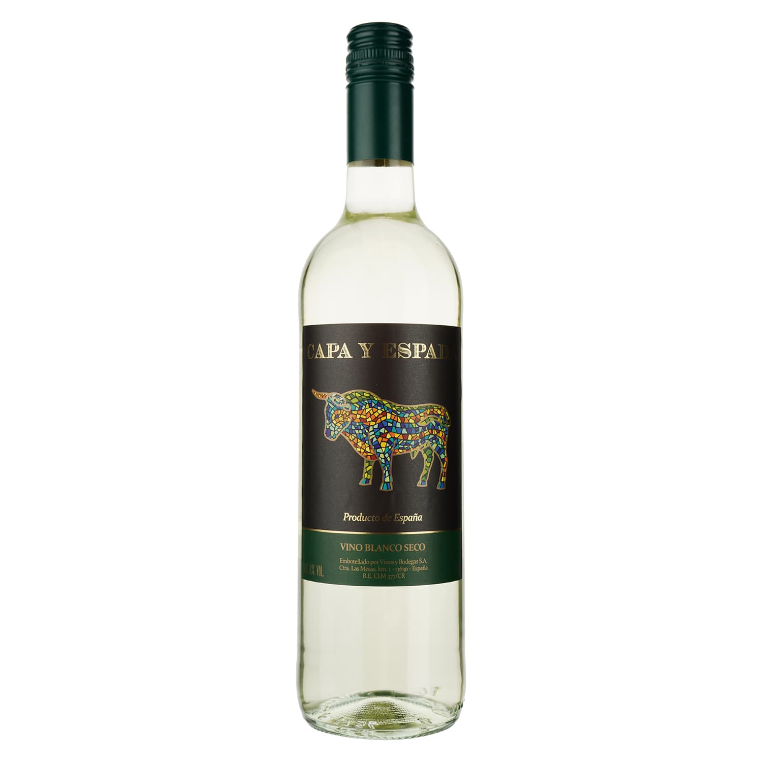 Вино Capa y Espada Vino Blanco Seco, біле, сухе, 0,75 л - зображення 1
