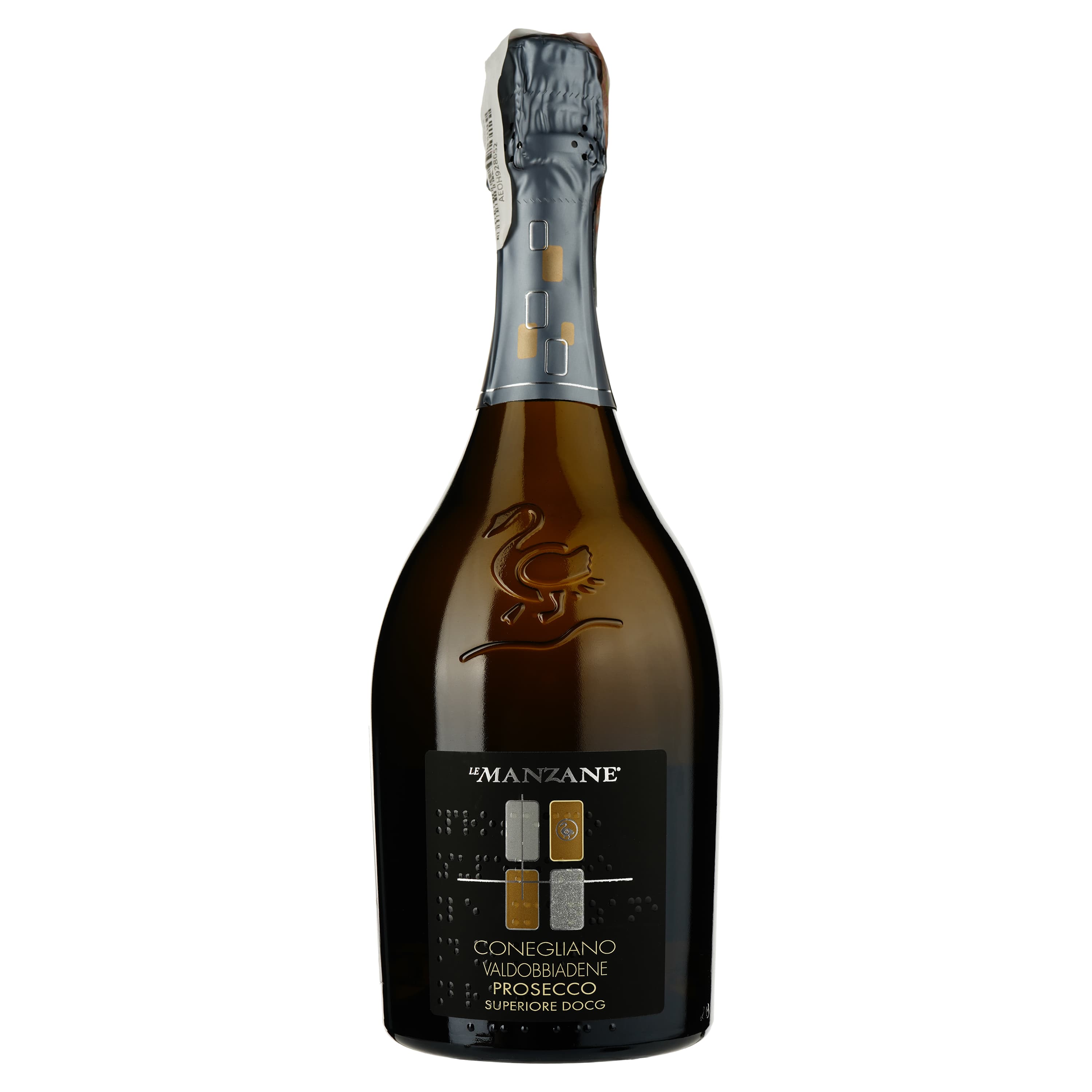 Ігристе вино Le Manzane Conegliano Valdobbiadene Prosecco Superiore Docg Brut, біле, брют, 11,5%, 0,75 л - зображення 1