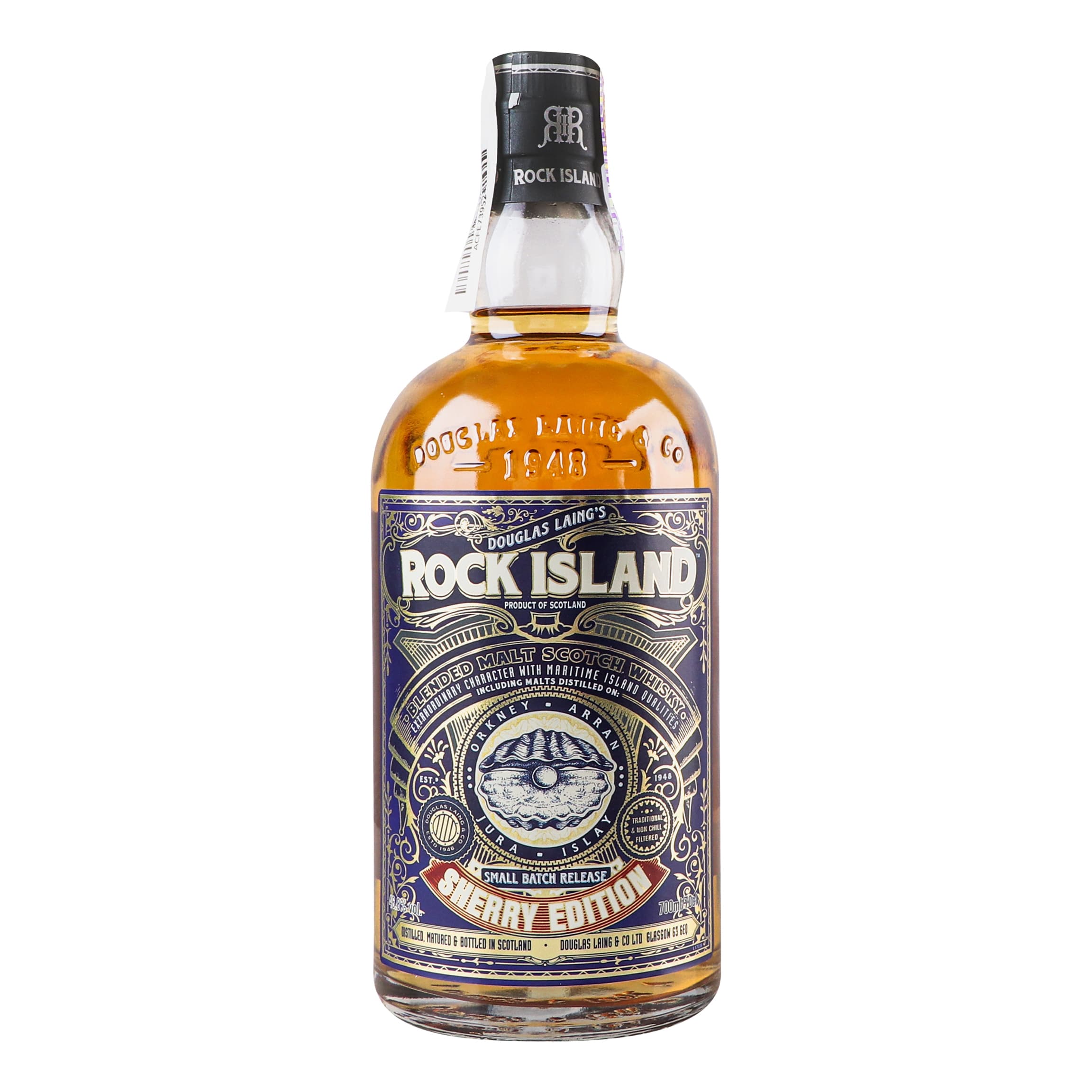 Віскі Douglas Laing Rock Island Sherry Edition Blended Malt Scotch Whisky 46.8% 0.7 л в подарунковій упаковці - зображення 2