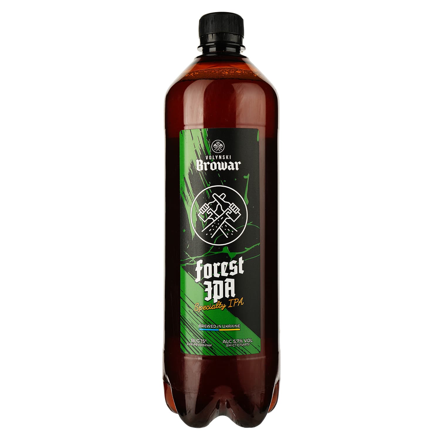 Пиво Volynski Browar Forest IPA, світле, 5,7%, 1 л - зображення 1