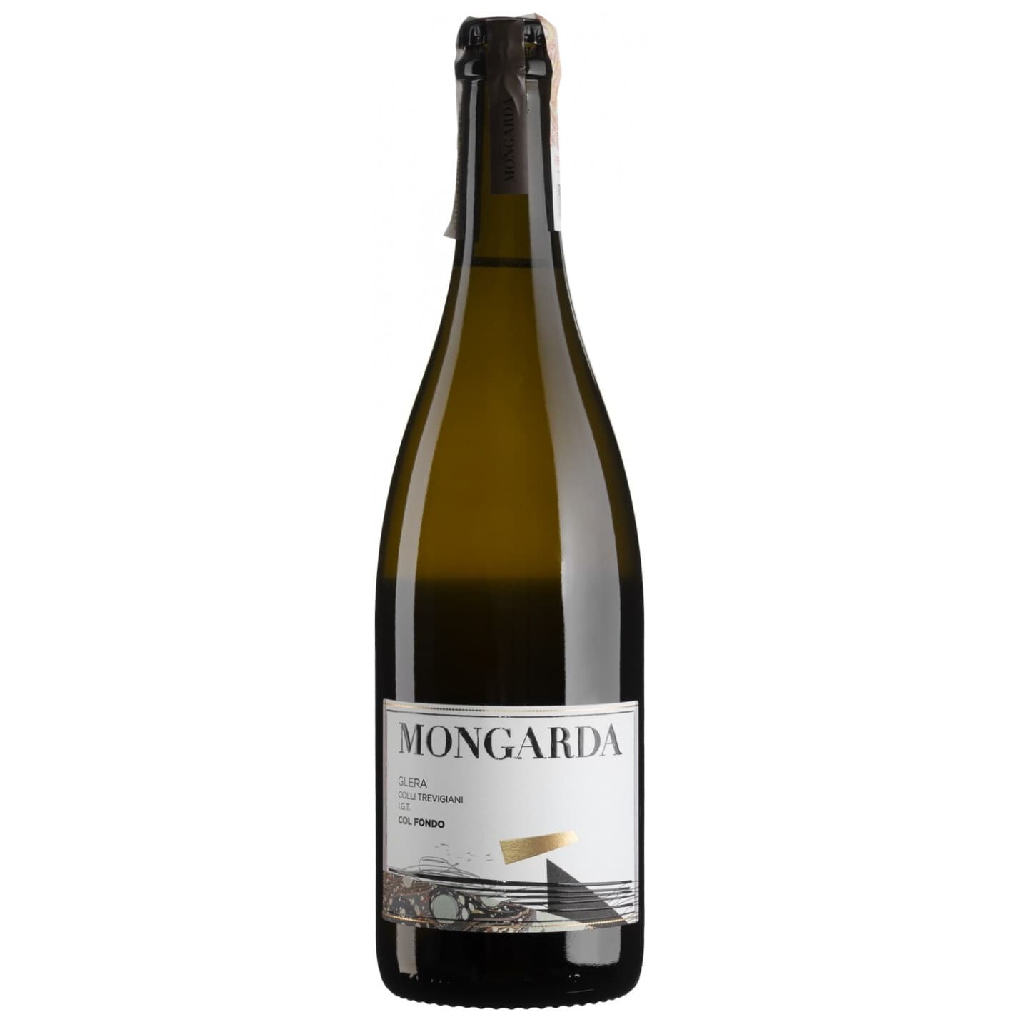 Вино ігристе Mongarda Glera Colli Trevigiani Col Fondo, біле, сухе, 0,75 л (90114)