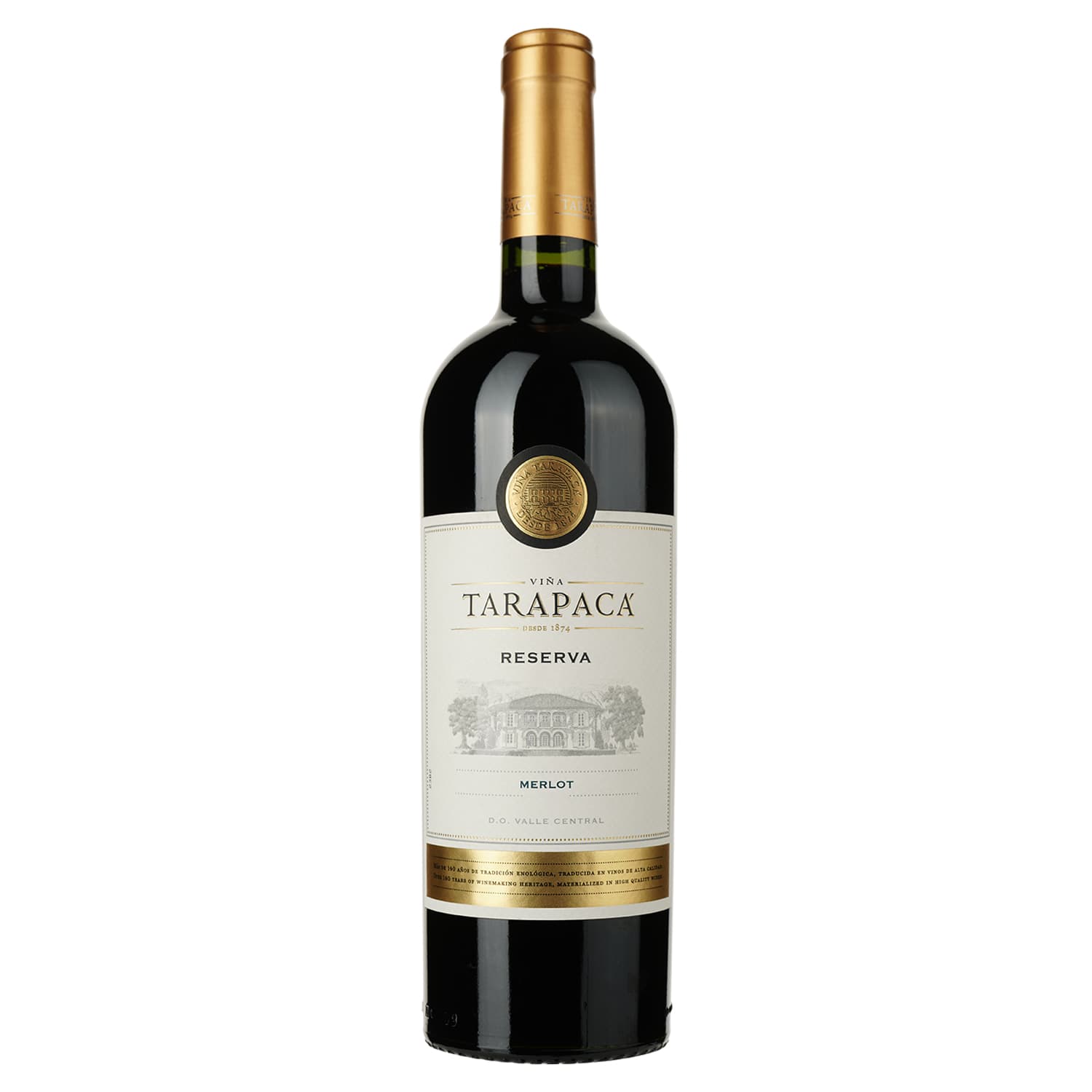 Вино Tarapacа Merlot Reserva, червоне, сухе, 13,5%, 0,75 л (21431) - зображення 1
