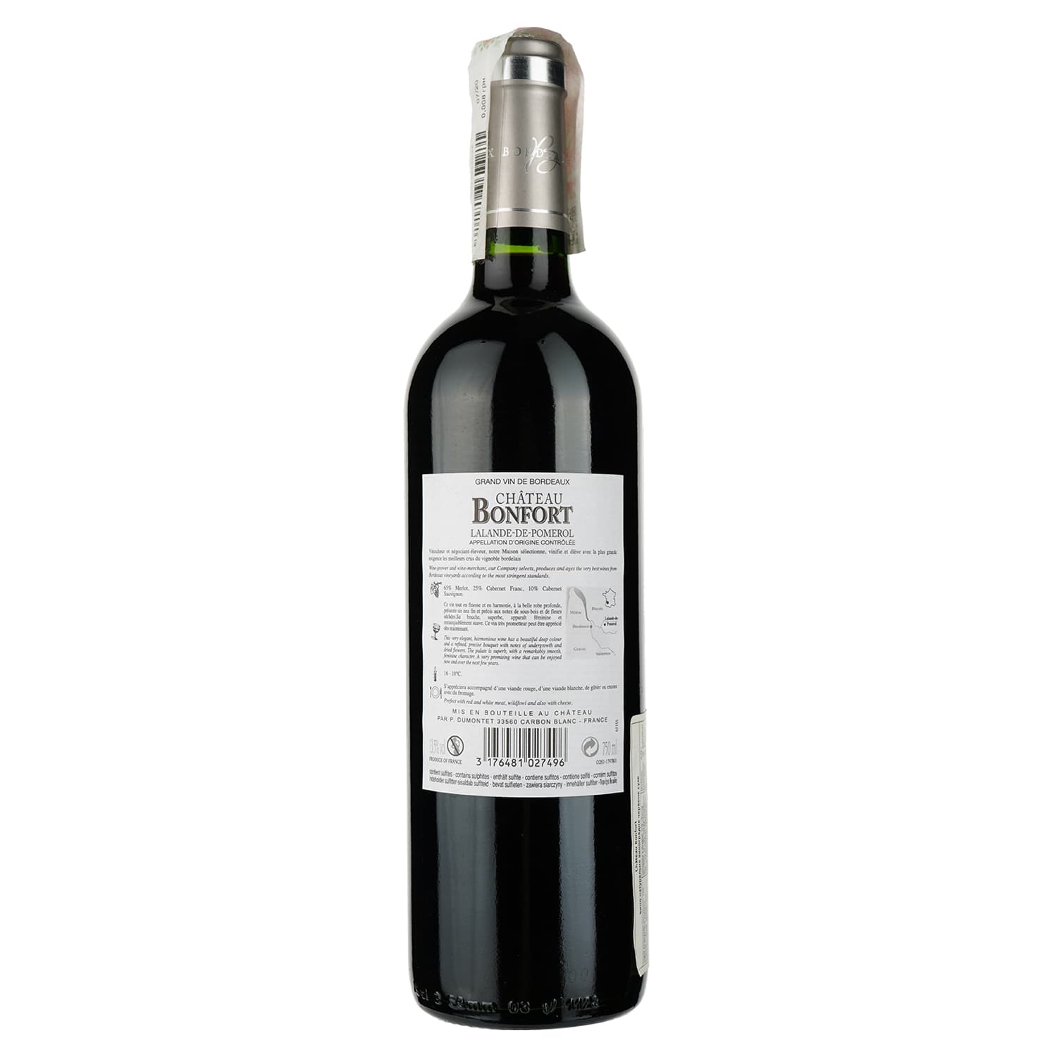 Вино Cheval Quancard Chаteau Bonfort, червоне, сухе, 0,75 л - зображення 2