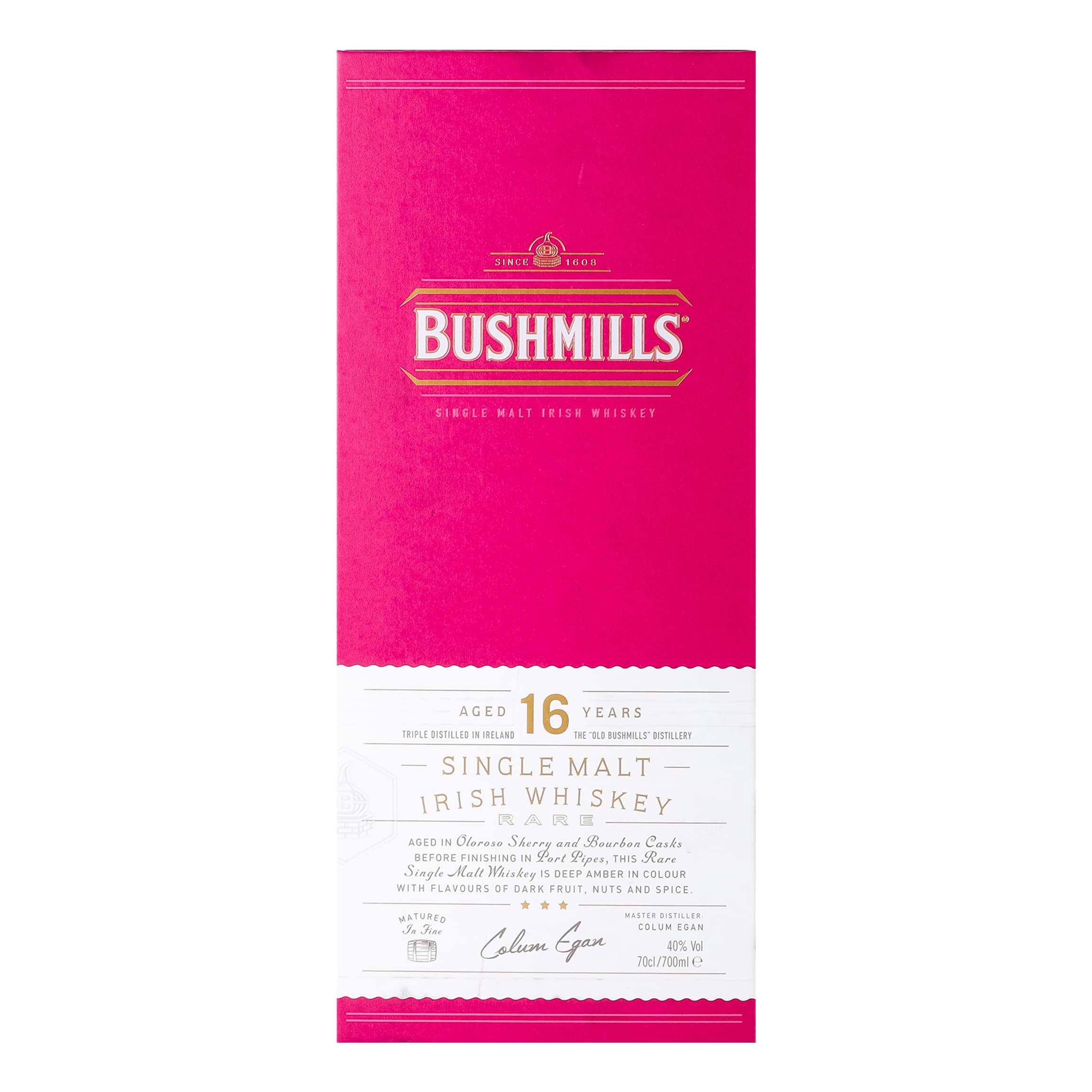 Віскі Bushmills Single Malt 16 років витримки 40% 0.7 л у подарунковому пакуванні - зображення 2