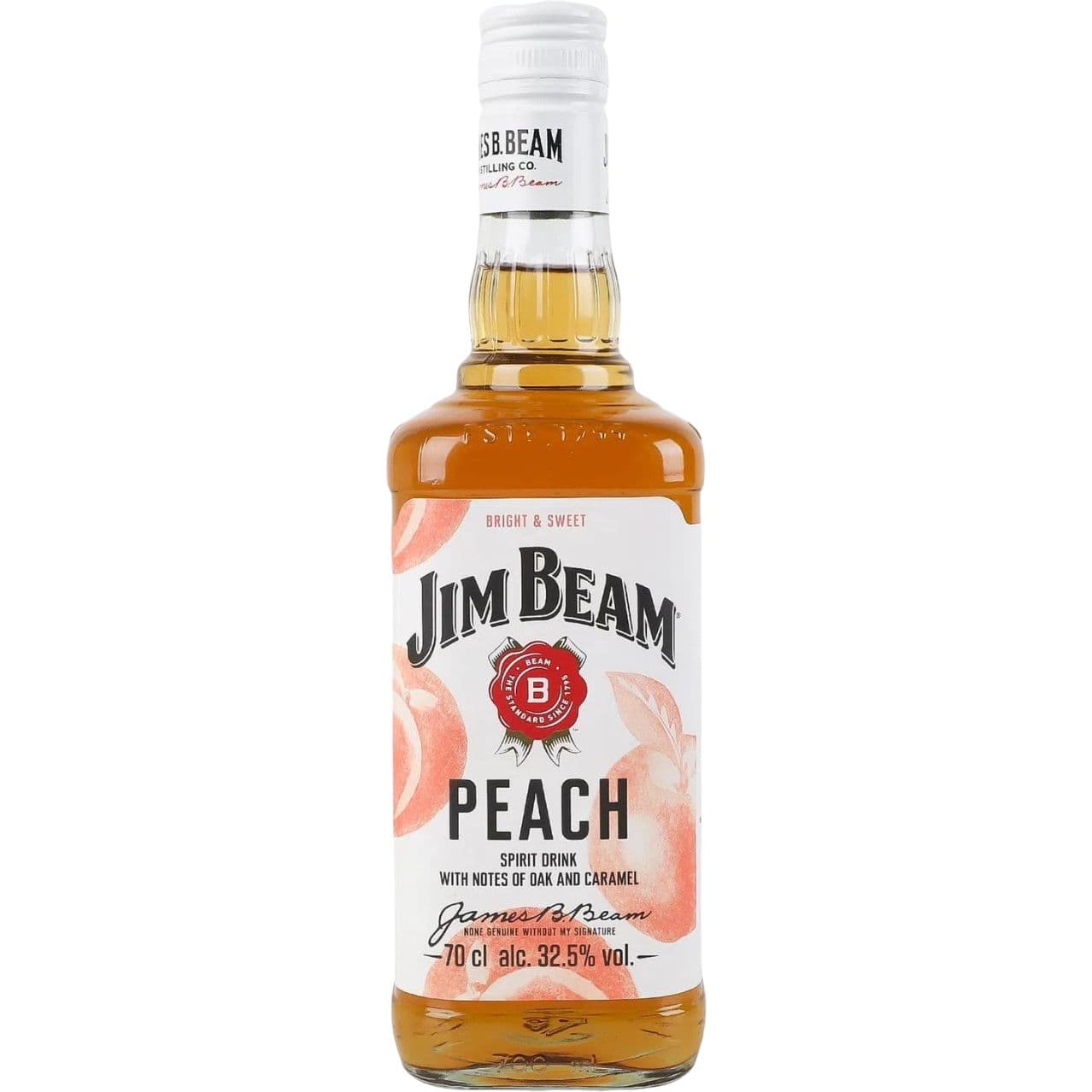 Лікер Jim Beam Peach 32.5% 0.7 л - зображення 1