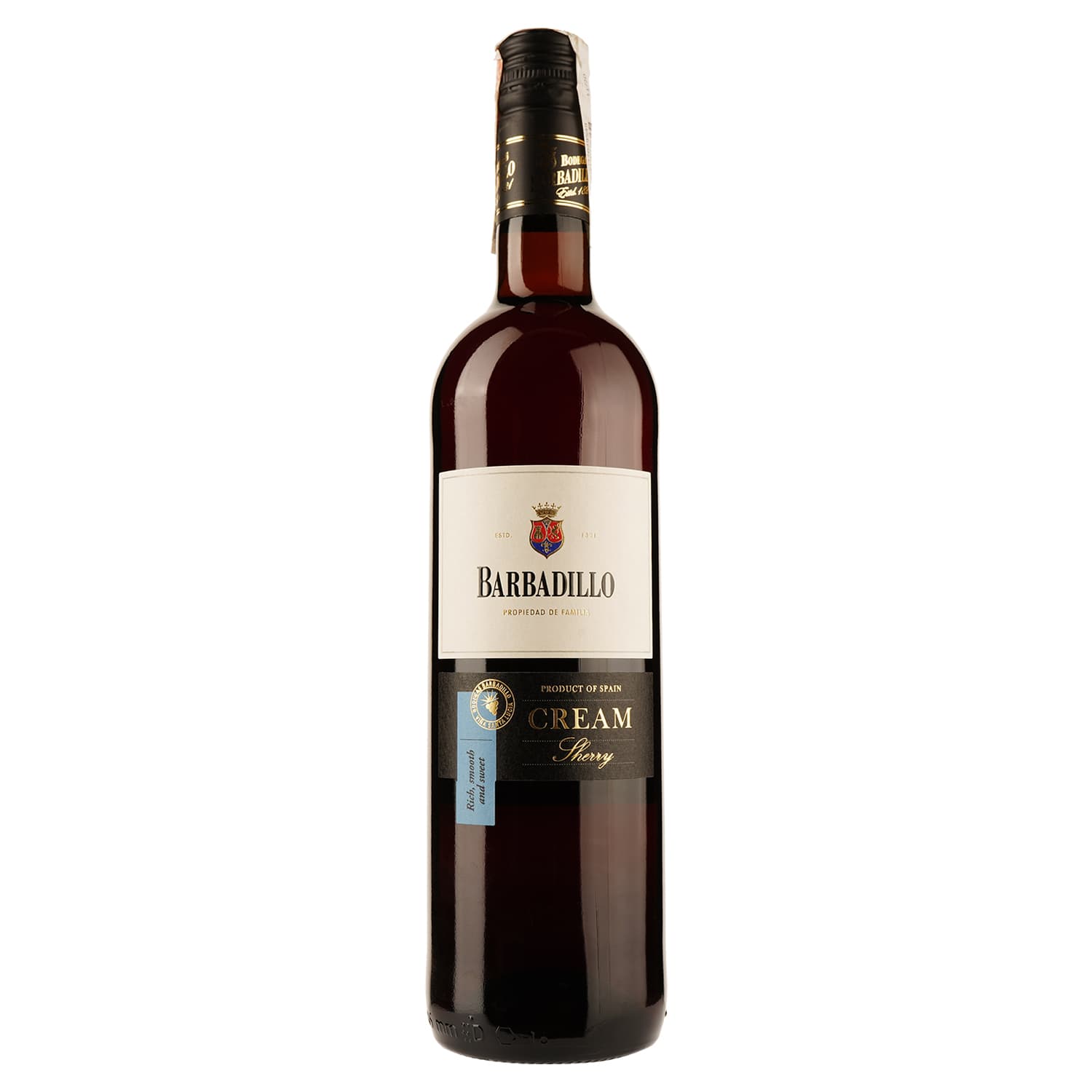 Херес кріплене Bodegas Barbadillo Manzanilla Sherry, біле, сухе, 15%, 0, 75 л (36377) - зображення 2