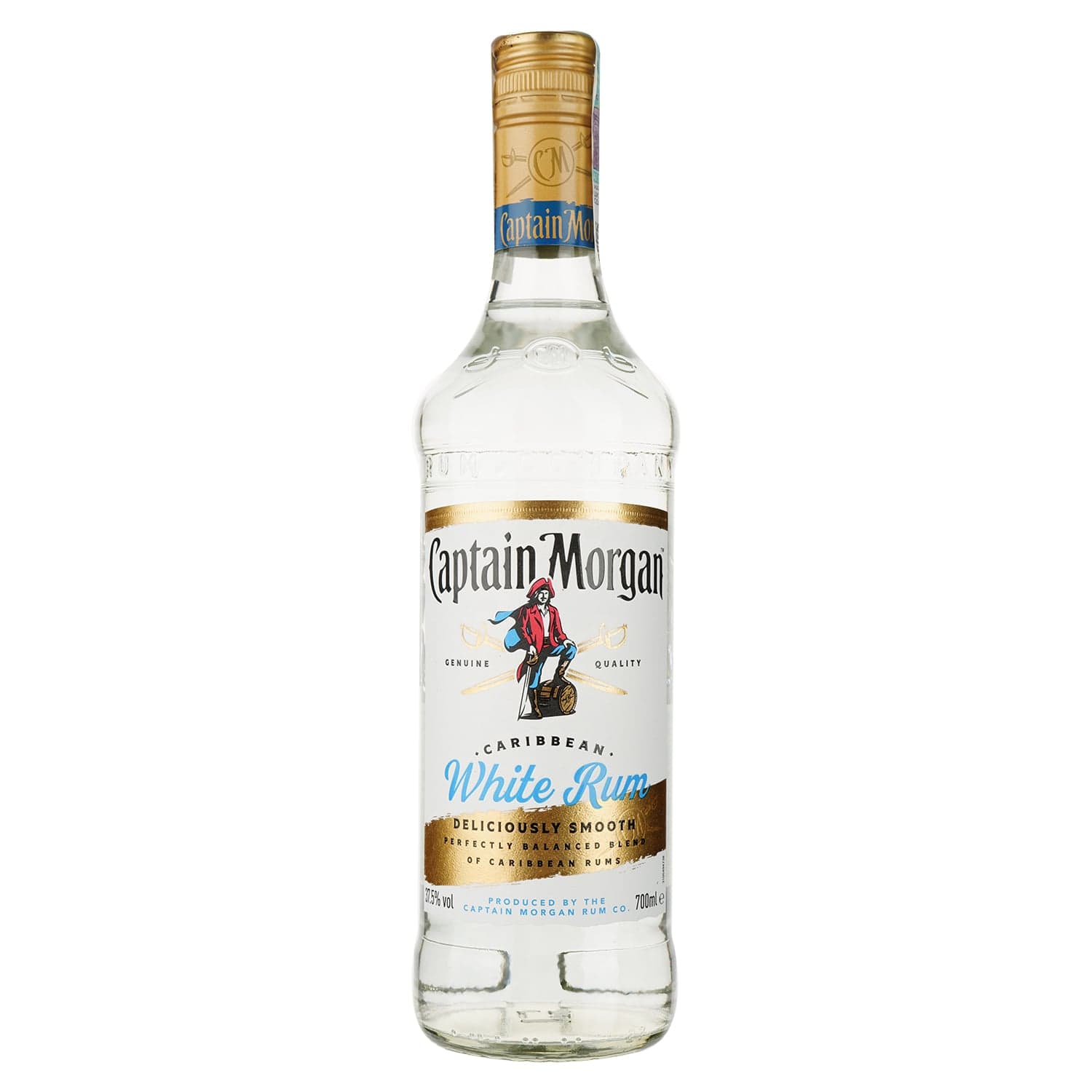 Ром Captain Morgan White, 37,5%, 0,7 л - зображення 1