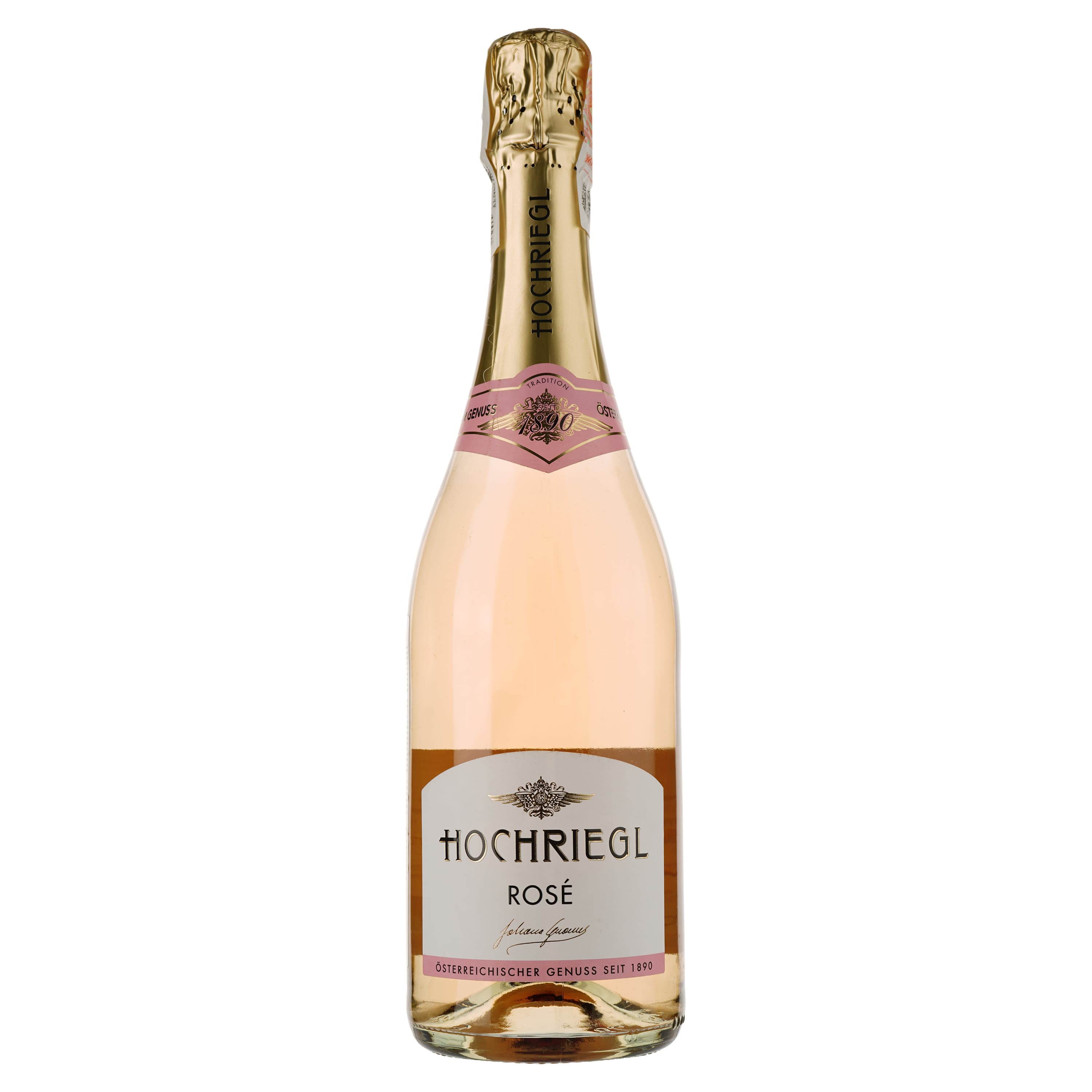 Вино ігристе Hochriegl Rose, рожеве, сухе, 0,75 л - зображення 1