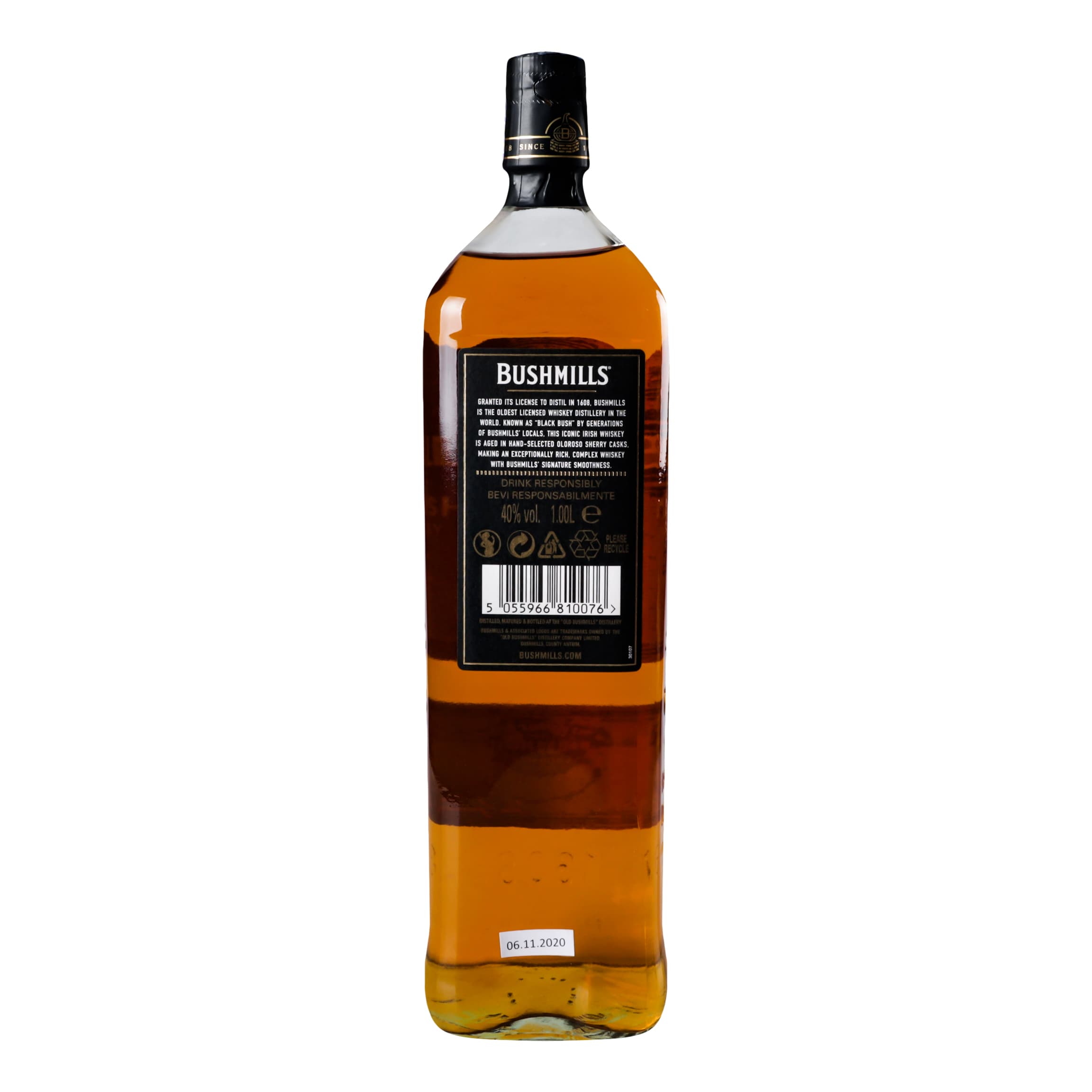 Віскі Bushmills Black, 40%, 1 л - зображення 4