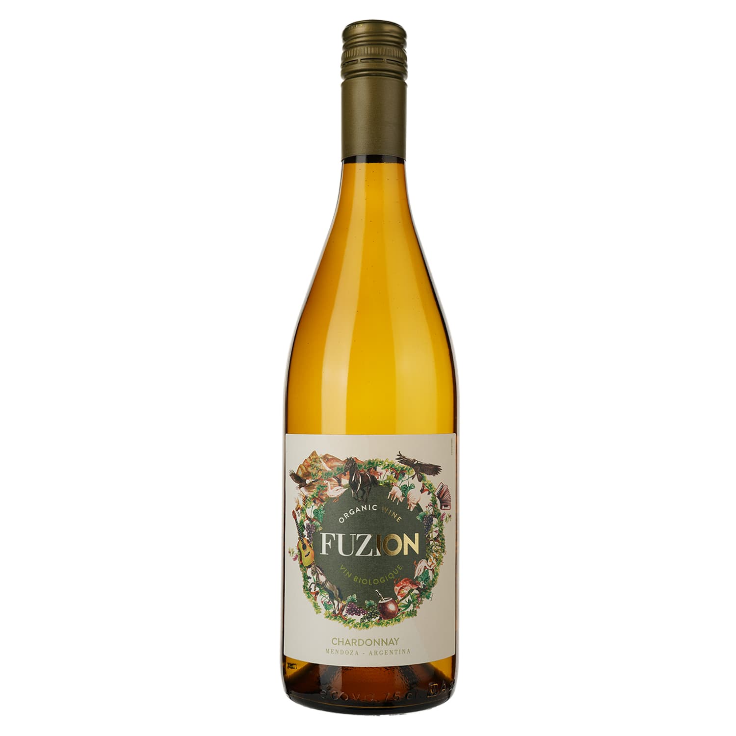 Вино Fuzion Organic Chardonnay, біле, сухе, 13%, 0,75 л (37652) - зображення 1