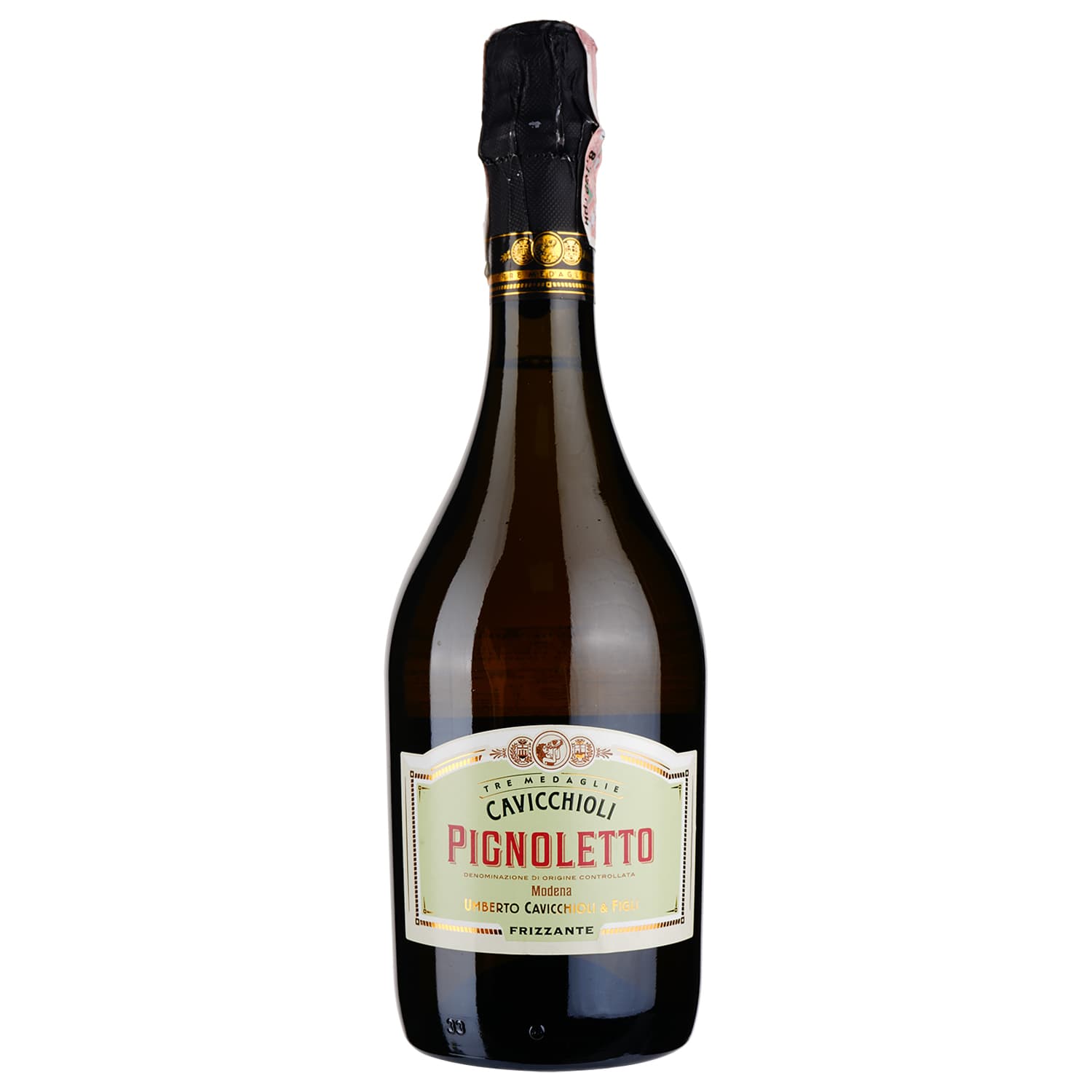 Ігристе вино Cavicchioli Pignoletto Frizzante, біле, брют, 11%, 0,75 л - зображення 1
