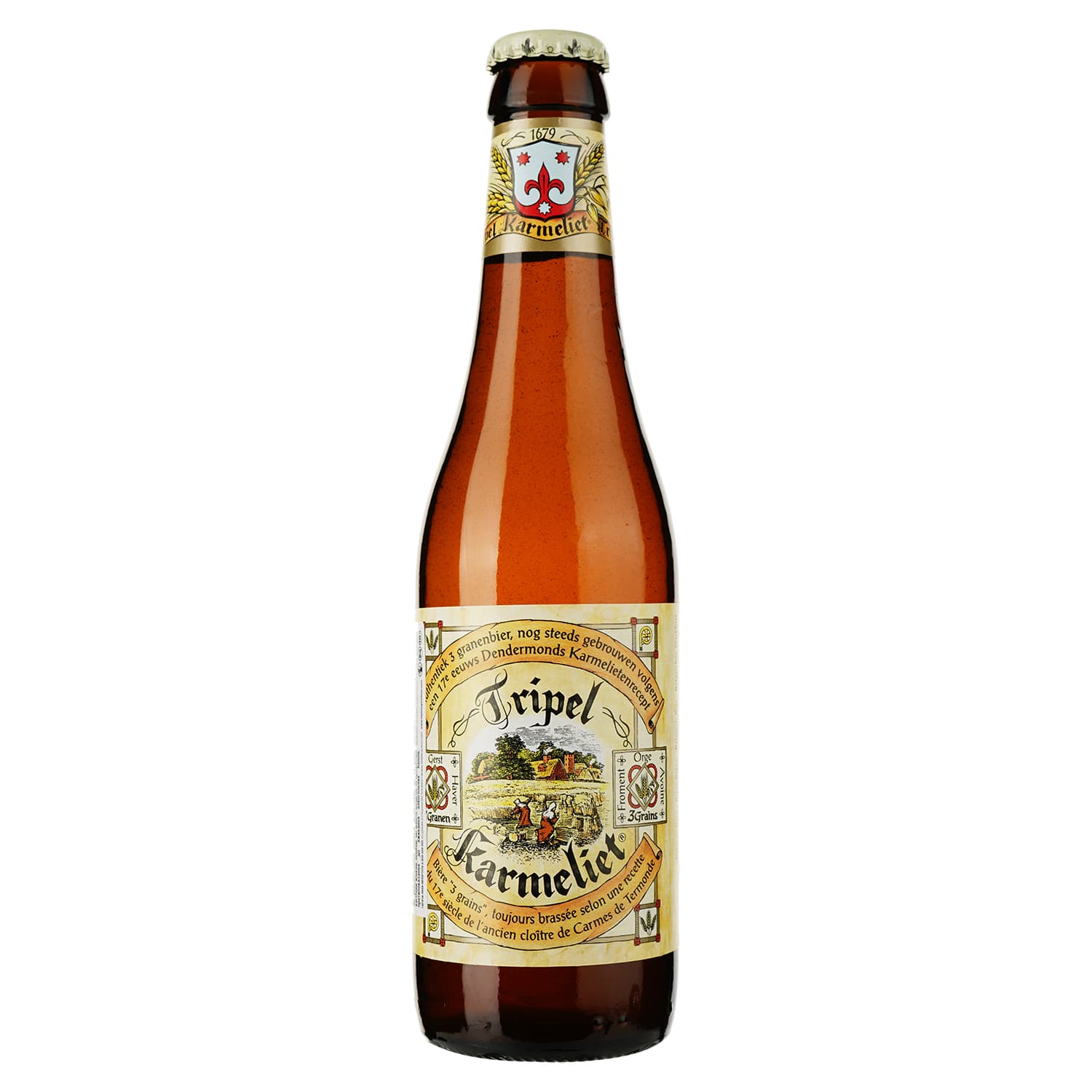 Пиво Tripel Karmeliet, світле, 8,4%, 0,33 л (795173) - зображення 1