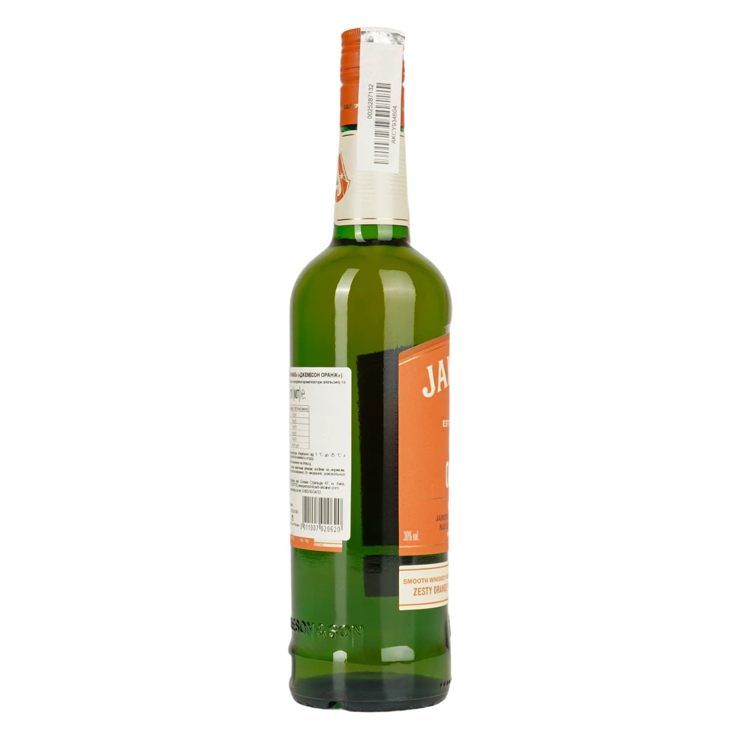 Спиртний напій Jameson Orange Irish Whiskey 30% 0.7 л - зображення 4