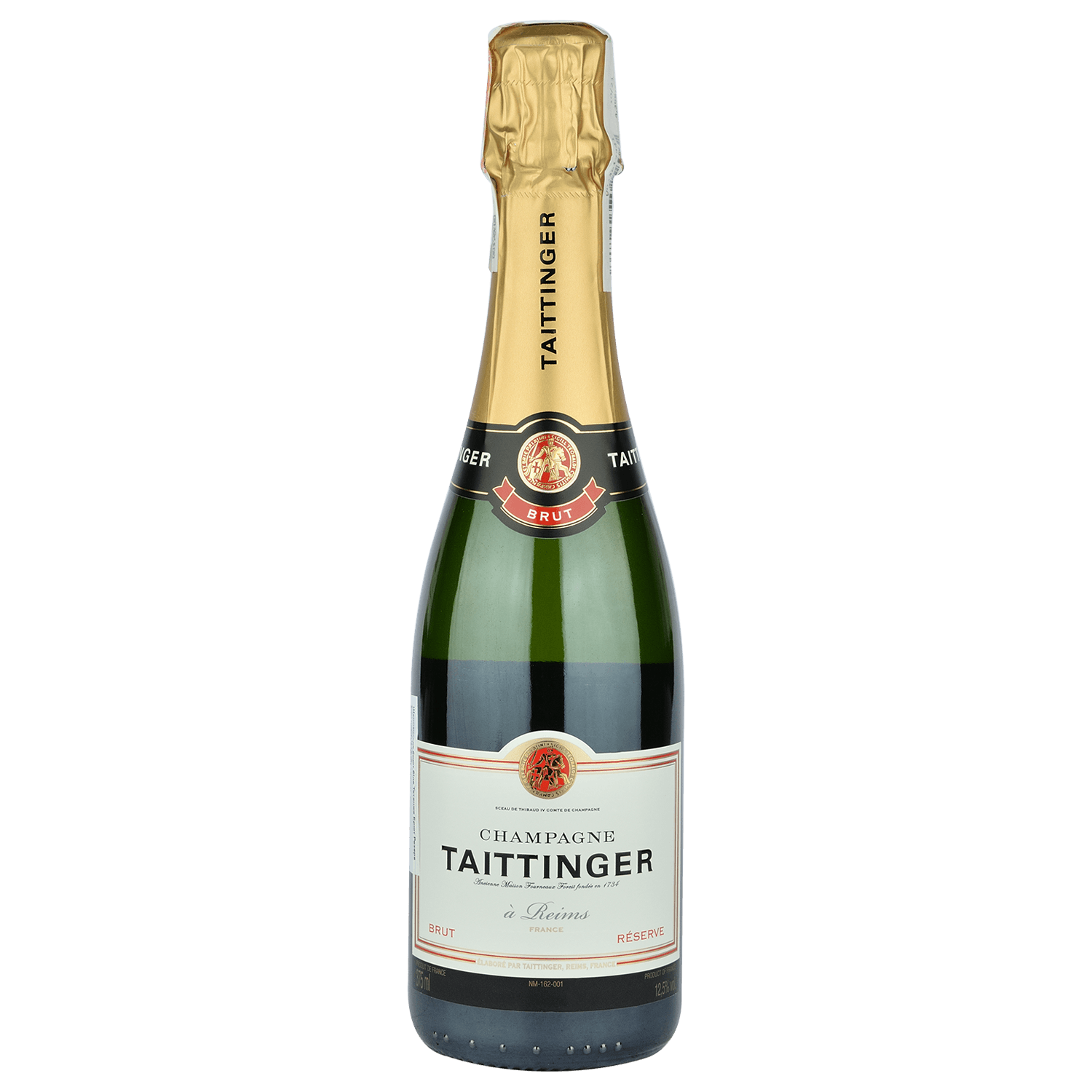Шампанське Taittinger Brut Reserve, біле, брют, 0,375 л (4631) - зображення 1