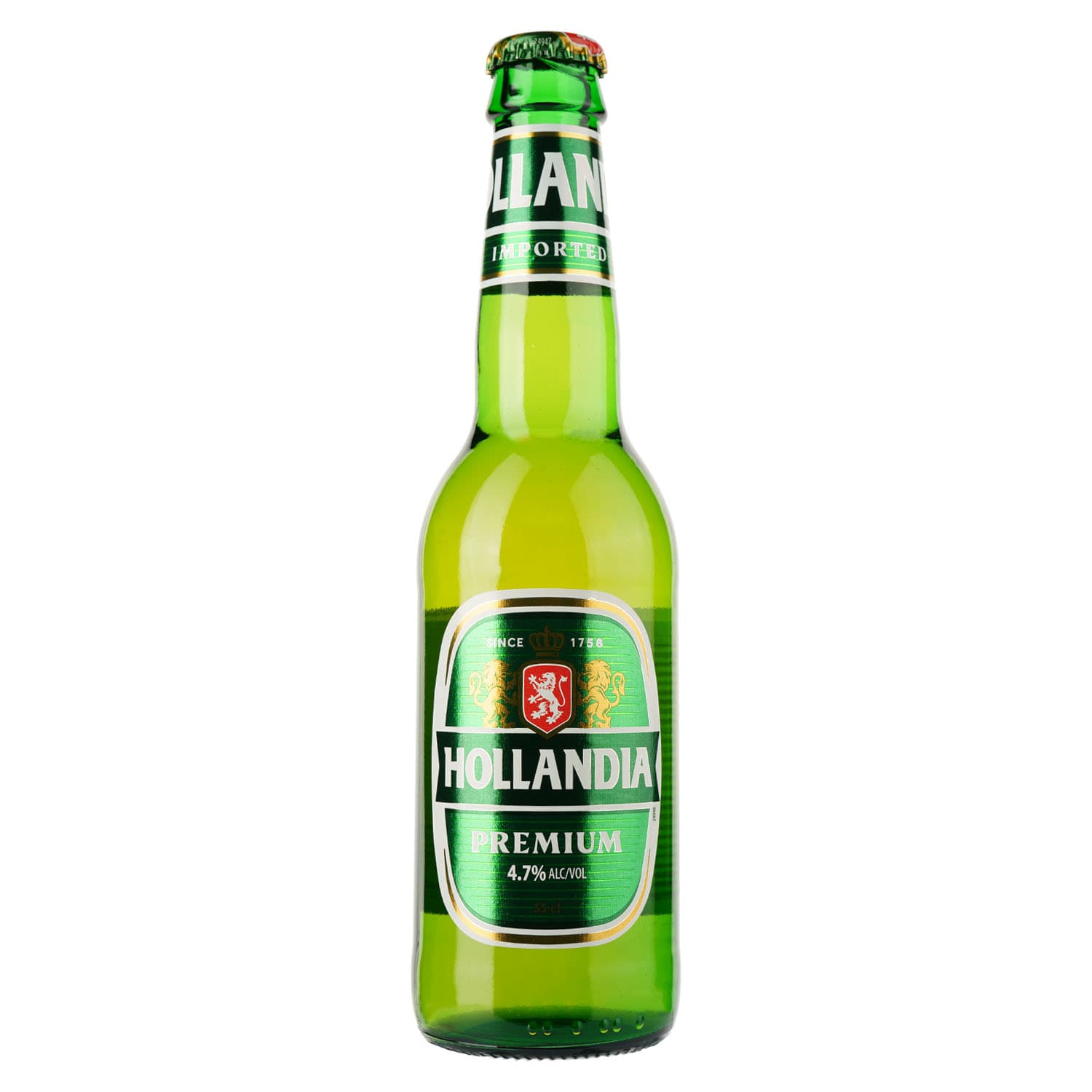 Пиво Hollandia світле, 5%, 0.33 л - зображення 1