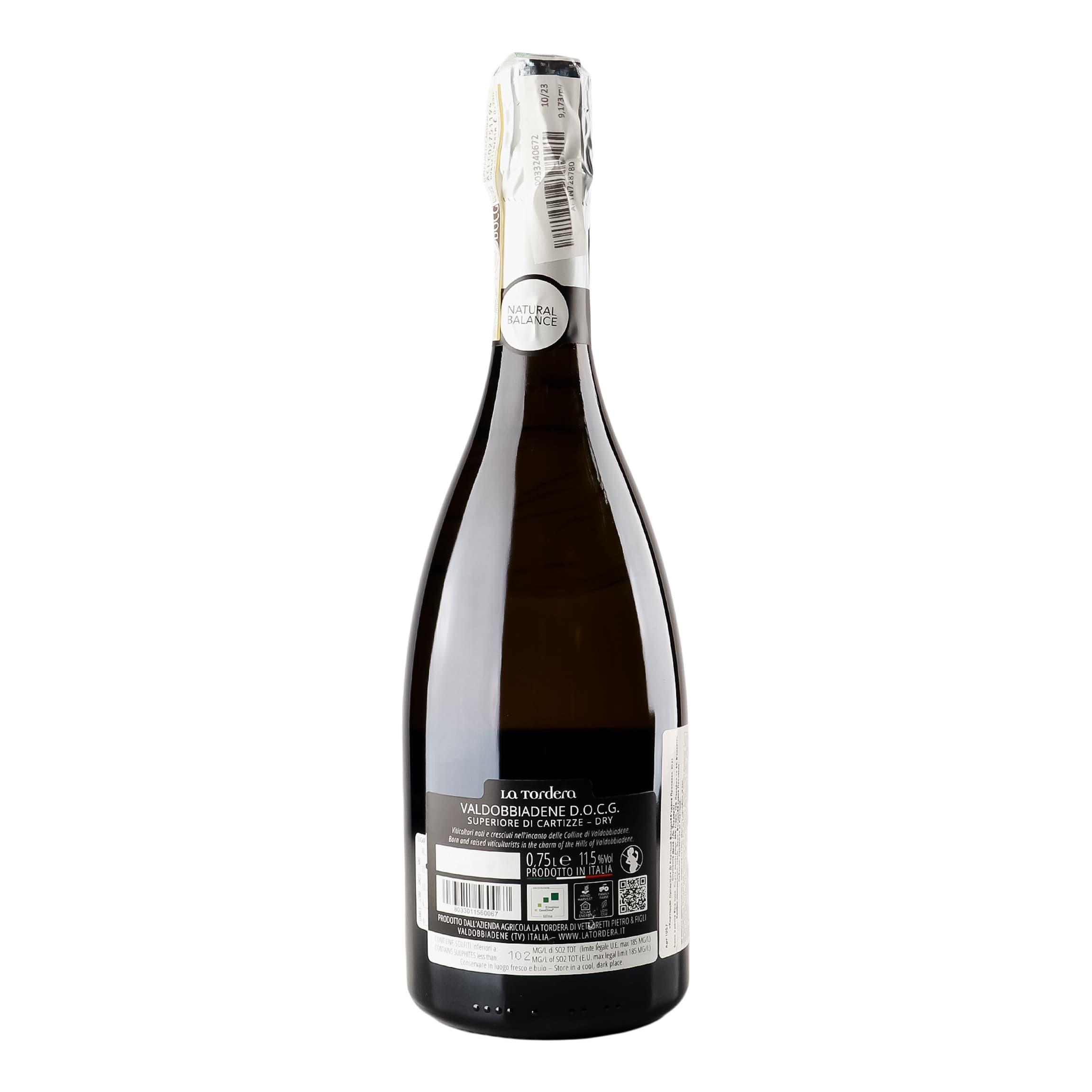 Ігристе вино La Tordera Prosecco Superiore Di Cartizze DOCG Cartizze Spumante Dry біле сухе 11.5% 0.75 л (1057) - зображення 3