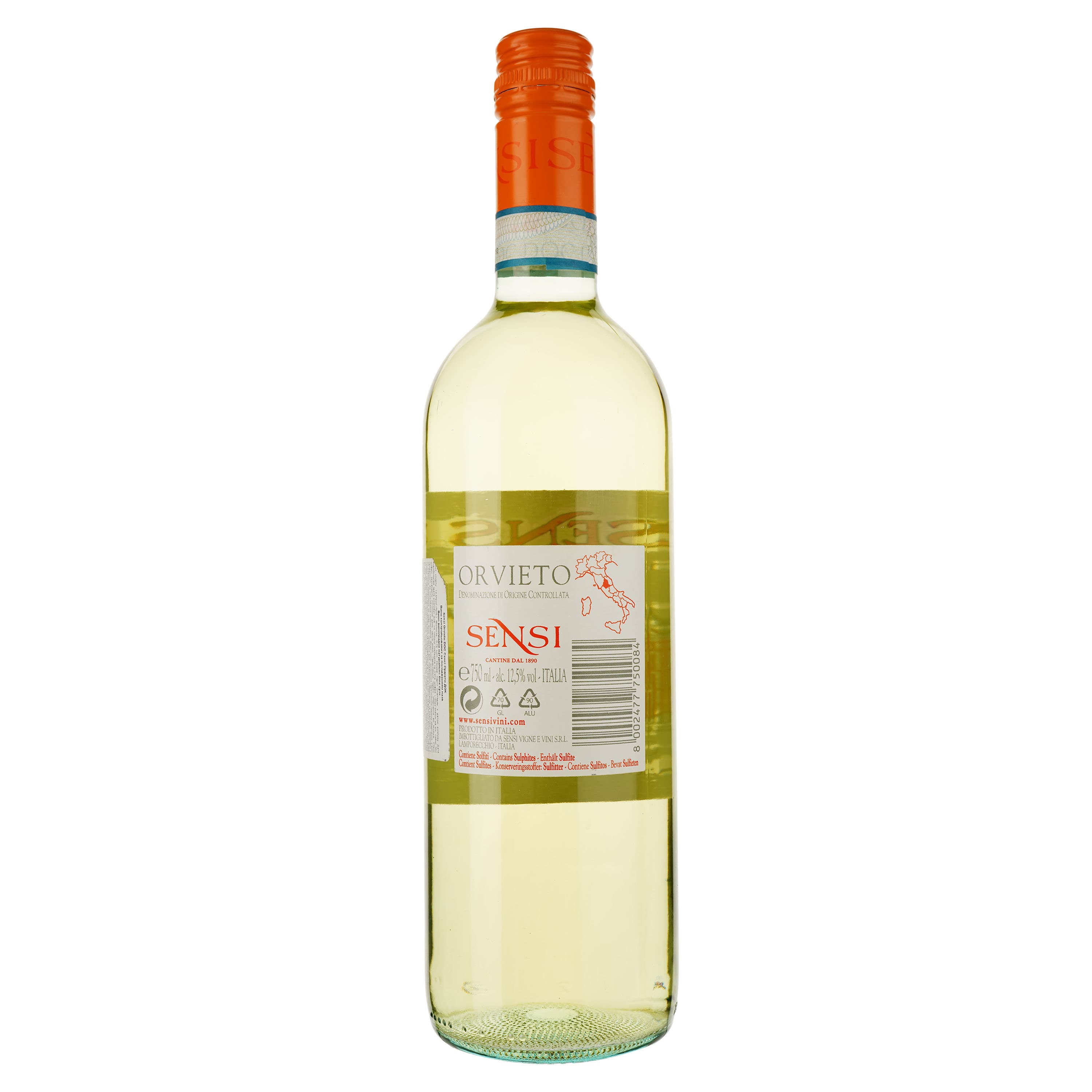 Вино Sensi Orvieto DOC біле сухе 11% 0.75 л - зображення 2