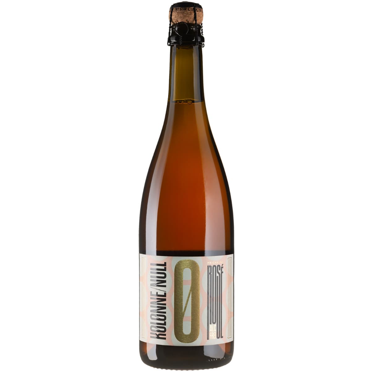 Вино ігристе безалкогольне Kolonne Null Rose Sparkling рожеве напівсолодке 0.75 л