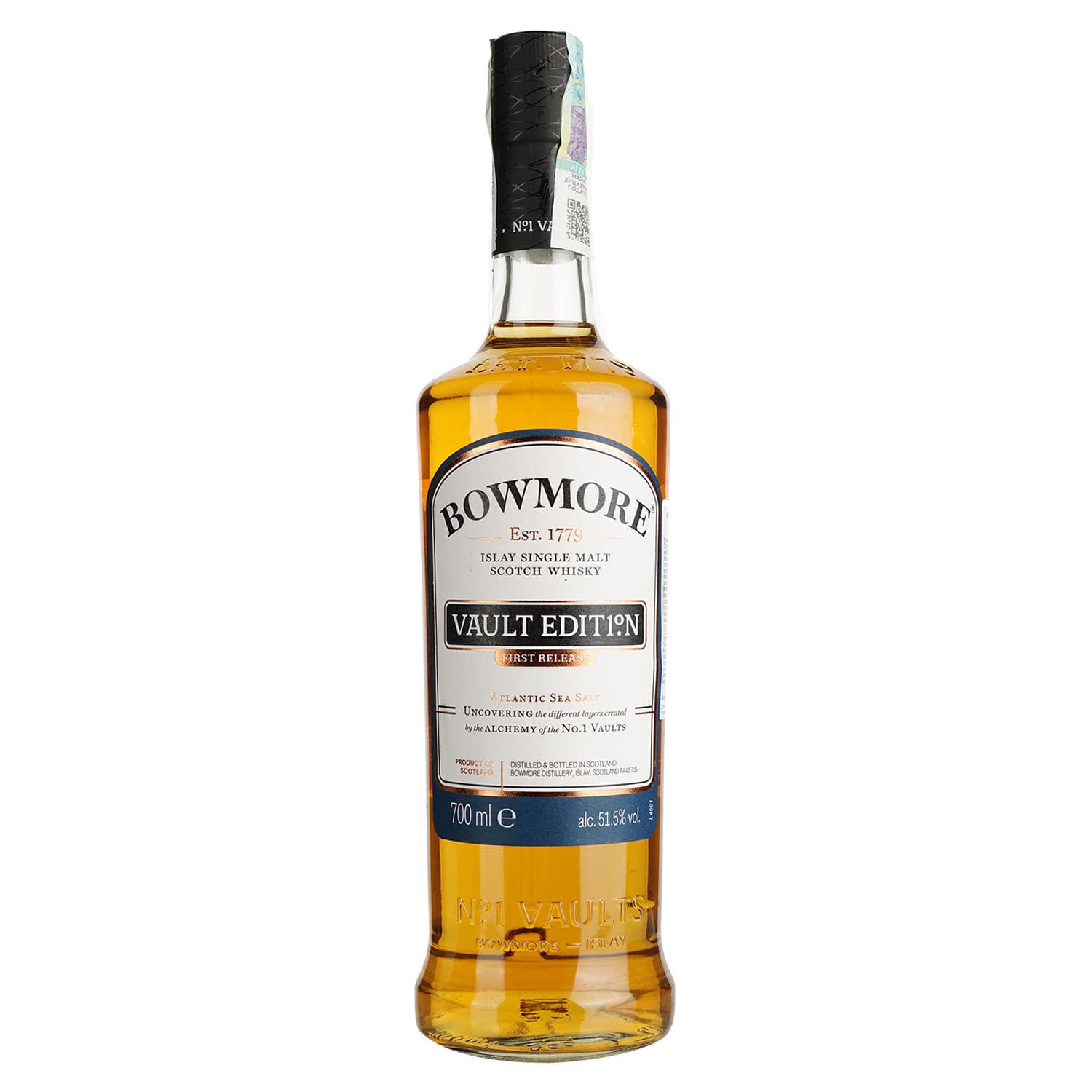 Віскі Bowmore Vault Edit N°1 Atlantic Sea Salt 51.5% 0.7 л в подарунковій упаковці - зображення 2