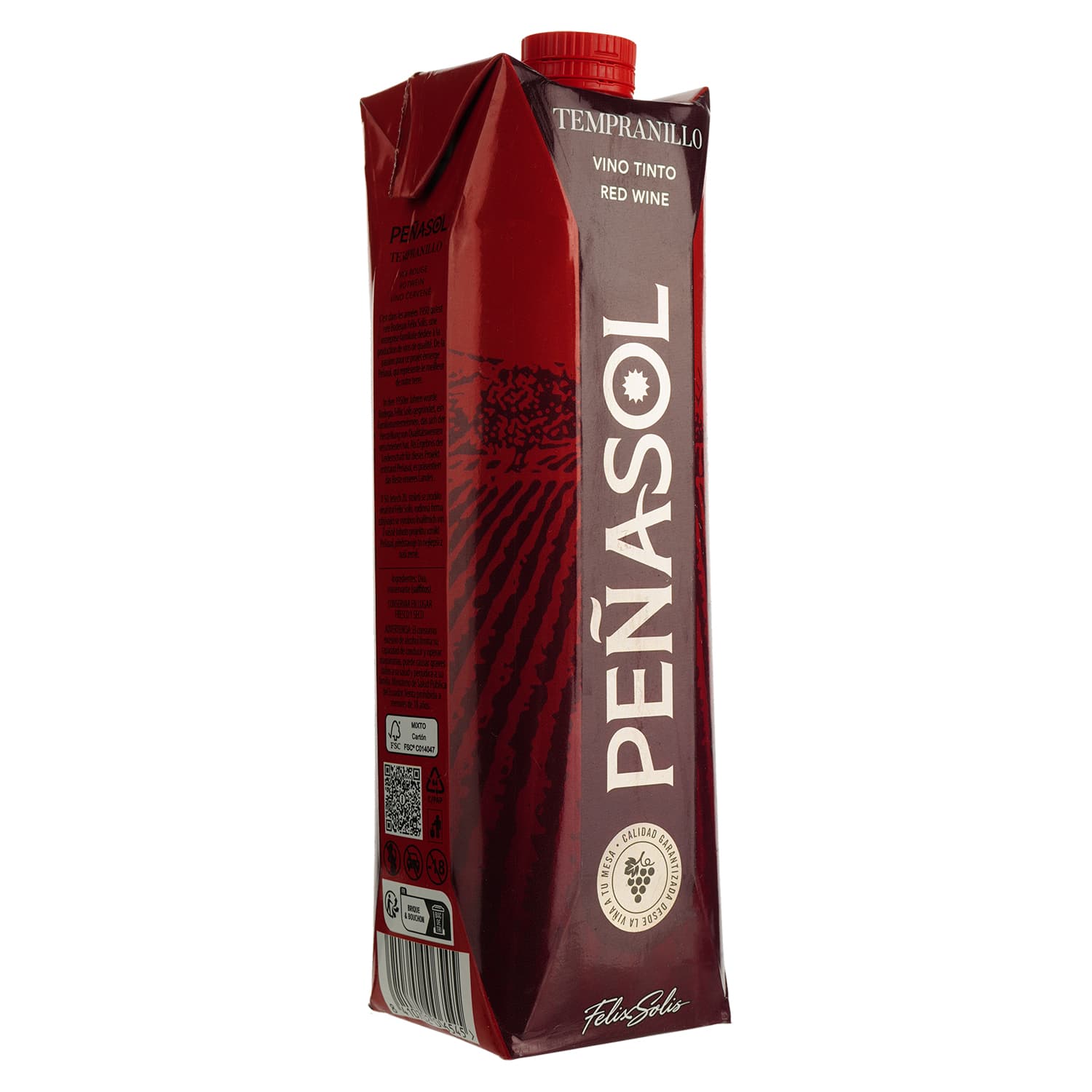 Вино Penasol Prisma Red, червоне, сухе, 1 л (675948) - зображення 2