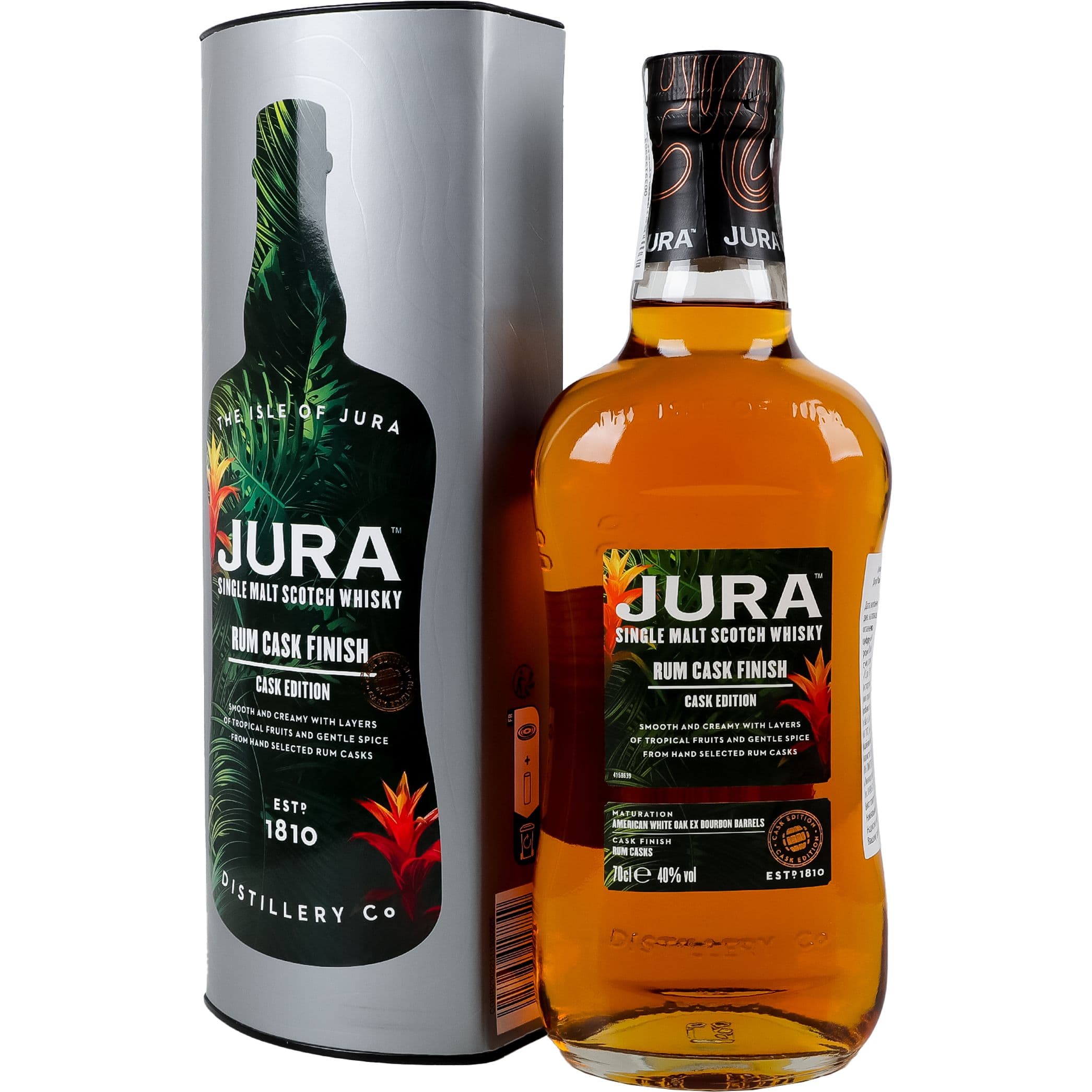 Віскі Jura Rum Cask Single Malt Scotch Whisky у подарунковій упаковці 40% 0.7 л - зображення 1