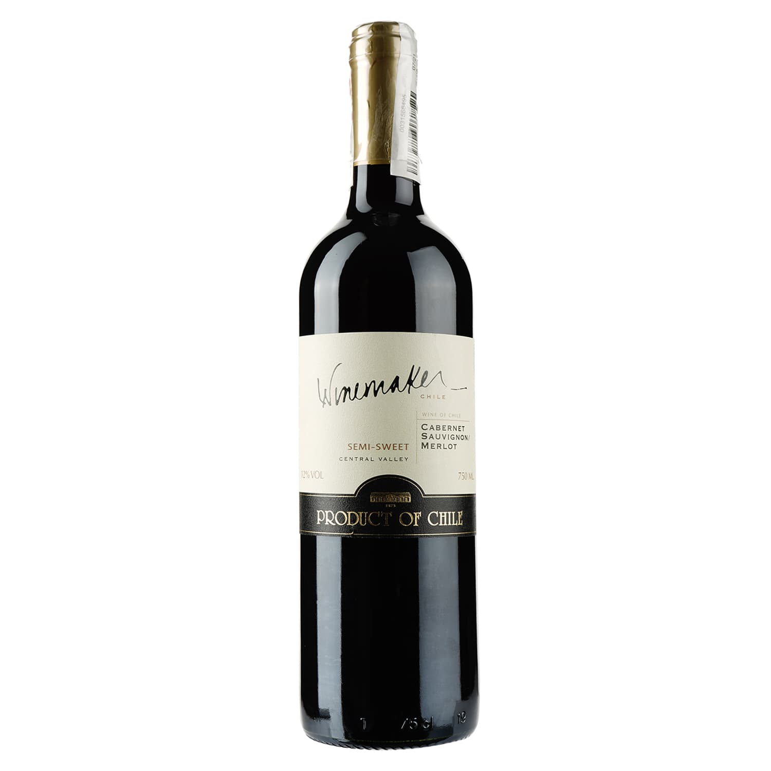 Вино Winemaker Cabernet Sauvignon Merlоt, 12%, 0,75 л (478751) - зображення 1