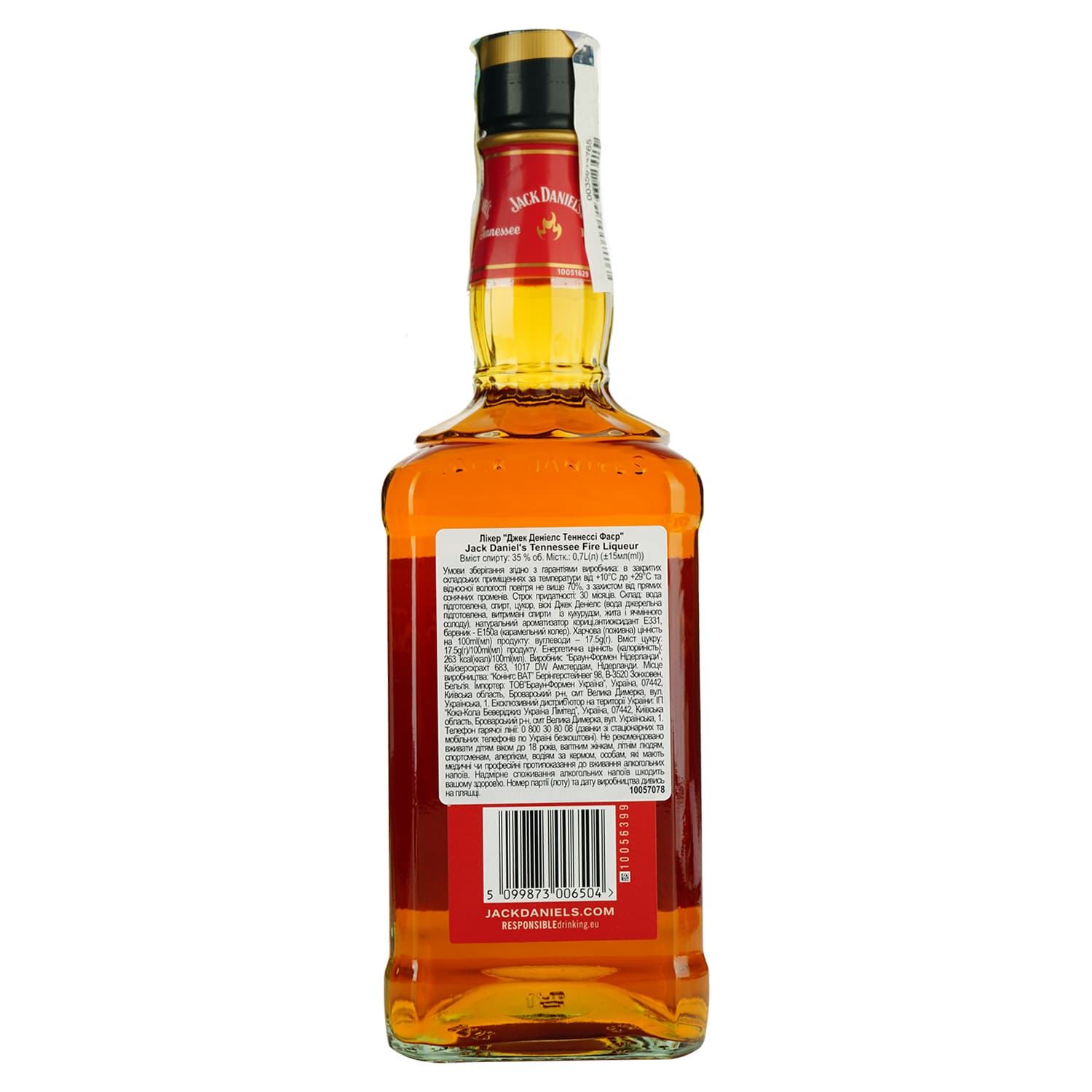 Лікер Jack Daniels Tennessee Fire 35% 0.7 л - зображення 4