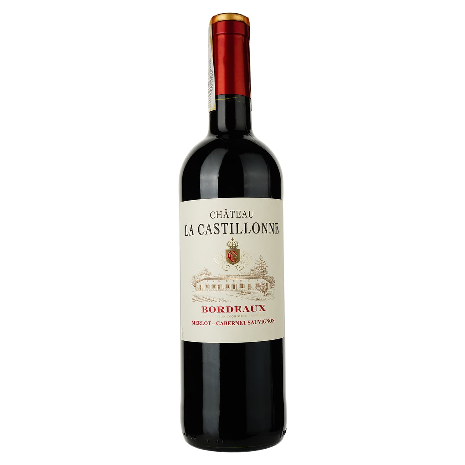 Вино Grands Vins de Gironde Chateau La Castillonne, червоне, сухе, 12%, 0,75 л - зображення 1