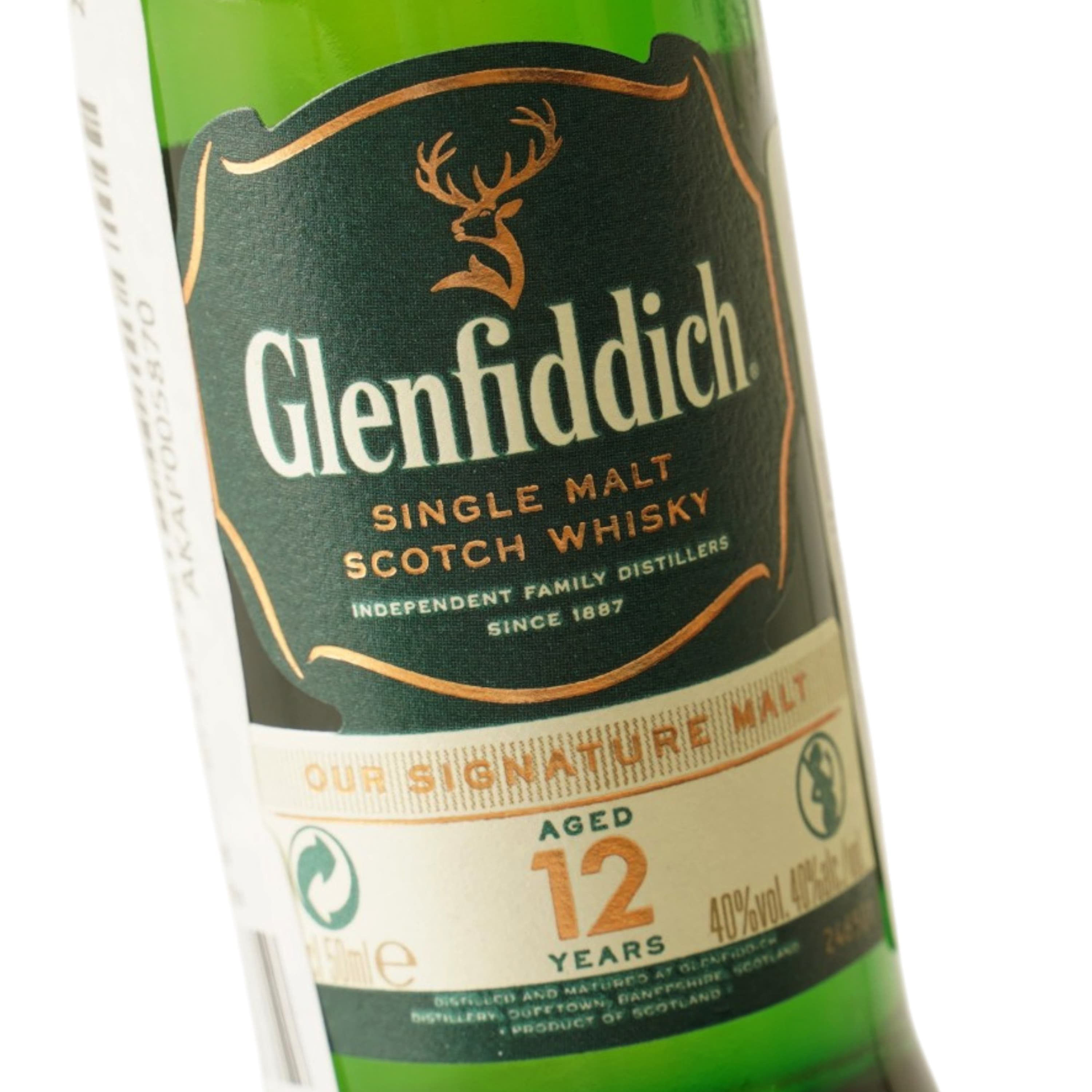 Віскі Glenfiddich Single Malt Scotch, 12 років 40%, 0,05 л - зображення 5