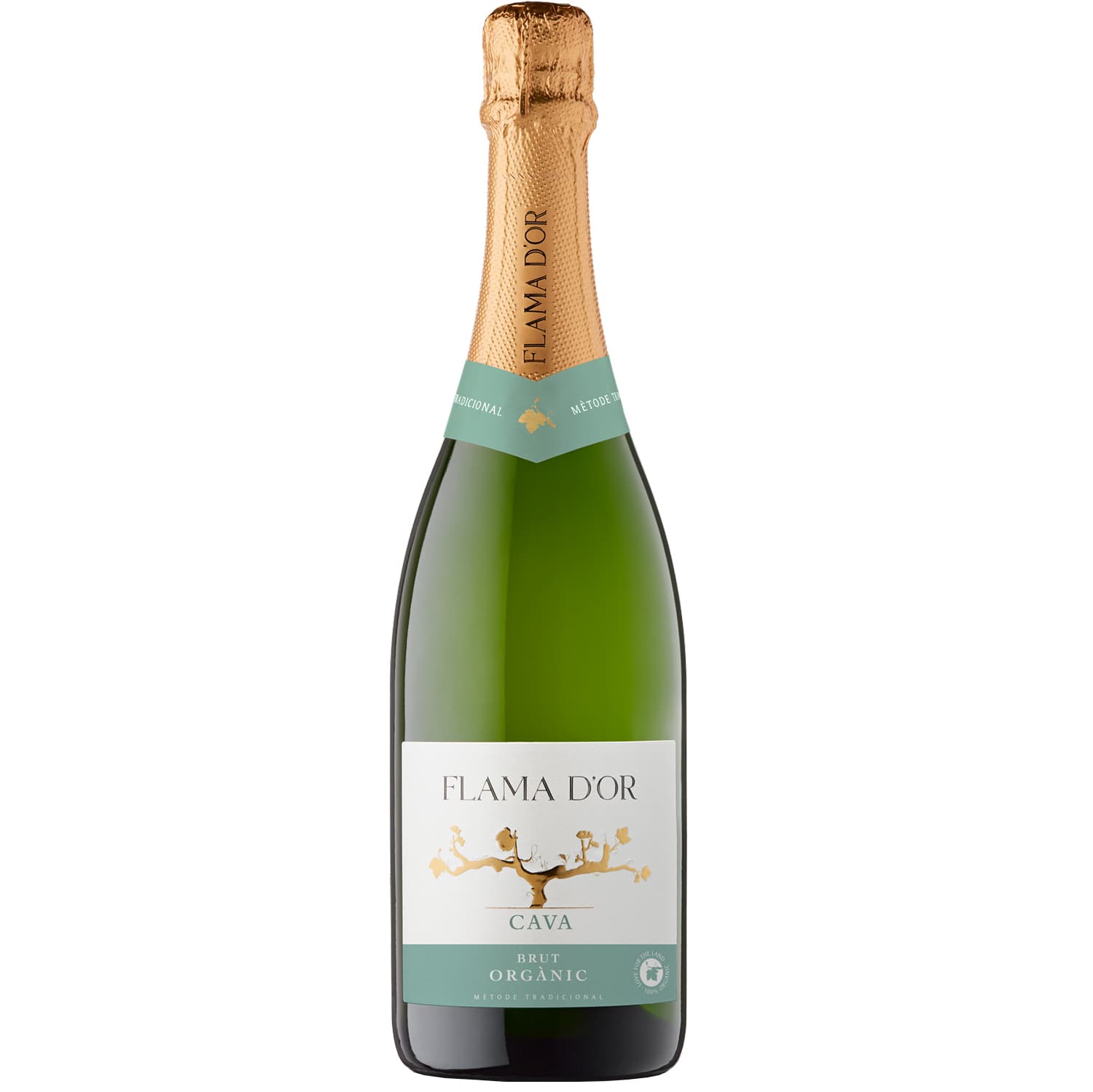 Вино ігристе Flama d'Or Cava Brut Organic біле 11.5% 0.75 л - зображення 1