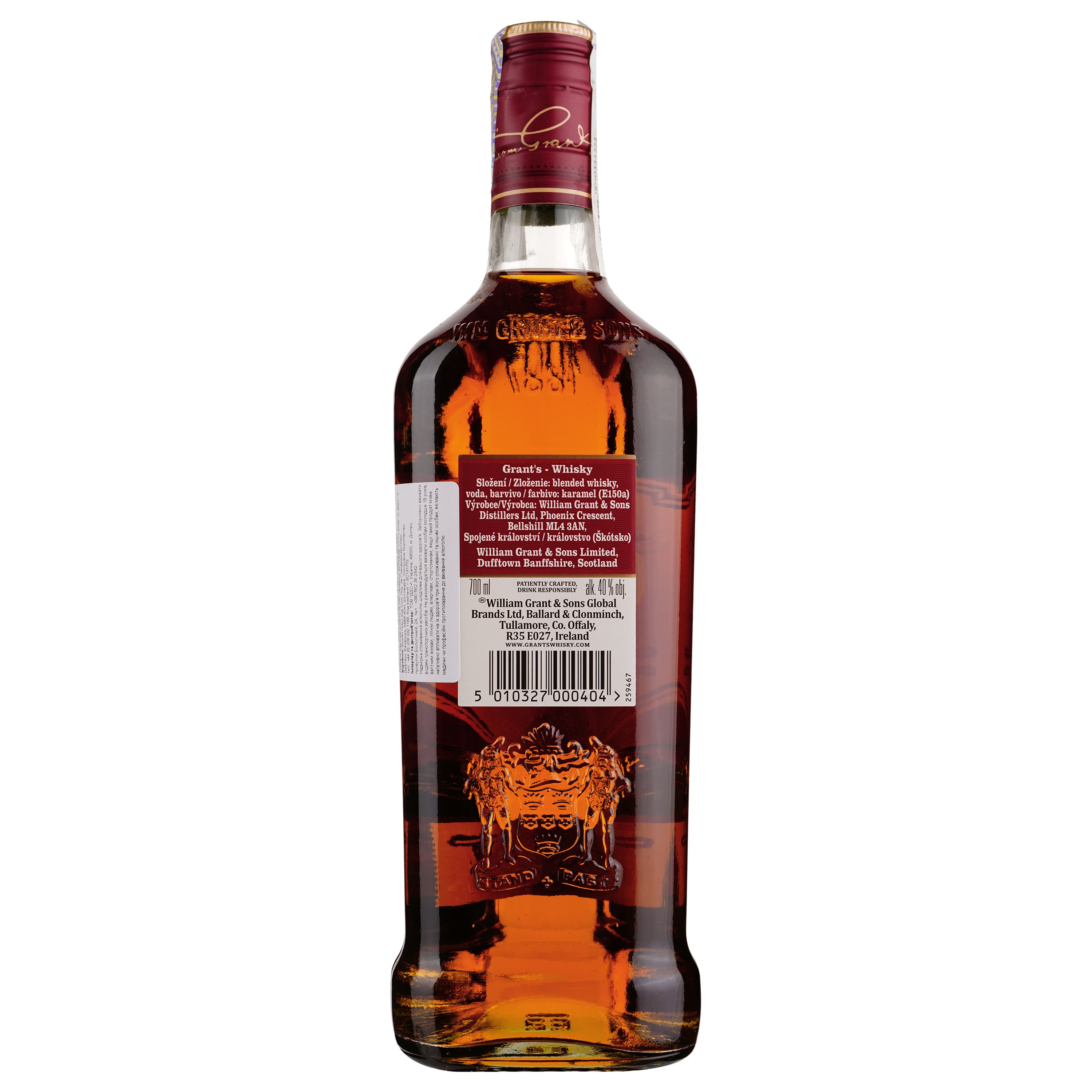 Віскі Grant's Triple Wood, 40%, 0,7 л (563955) - зображення 2