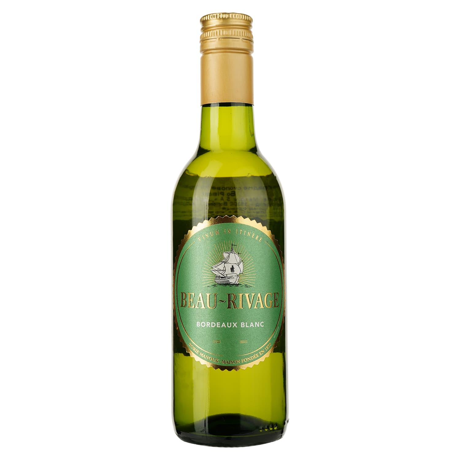 Вино Borie-Manoux Beau-Rivage Bordeaux, біле, сухе, 12,5%, 0,25 л (30342) - зображення 1