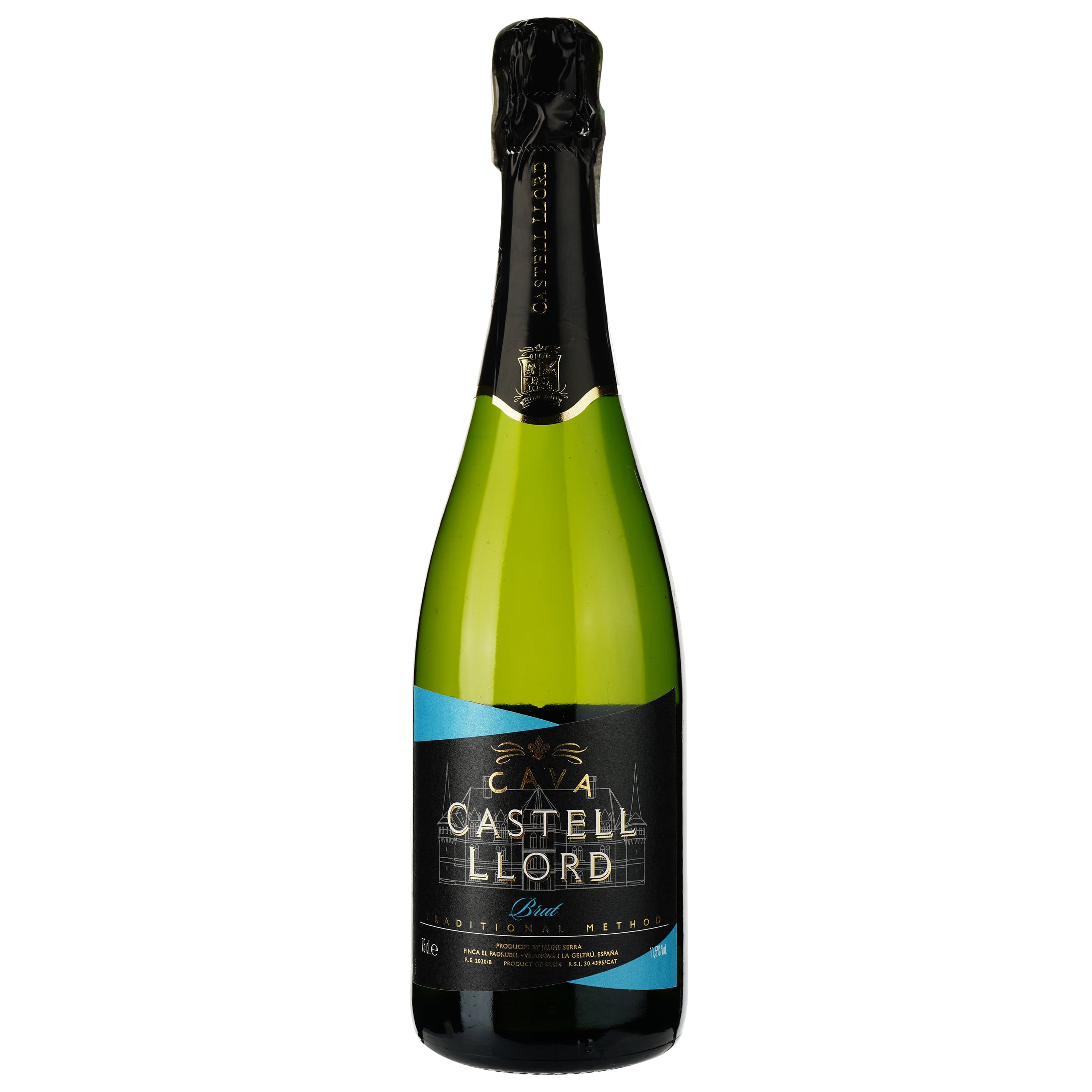 Вино ігристе Jaume Serra Castell Llord Cava Brut DO, біле, брют, 11,5%, 0,75 л - зображення 1