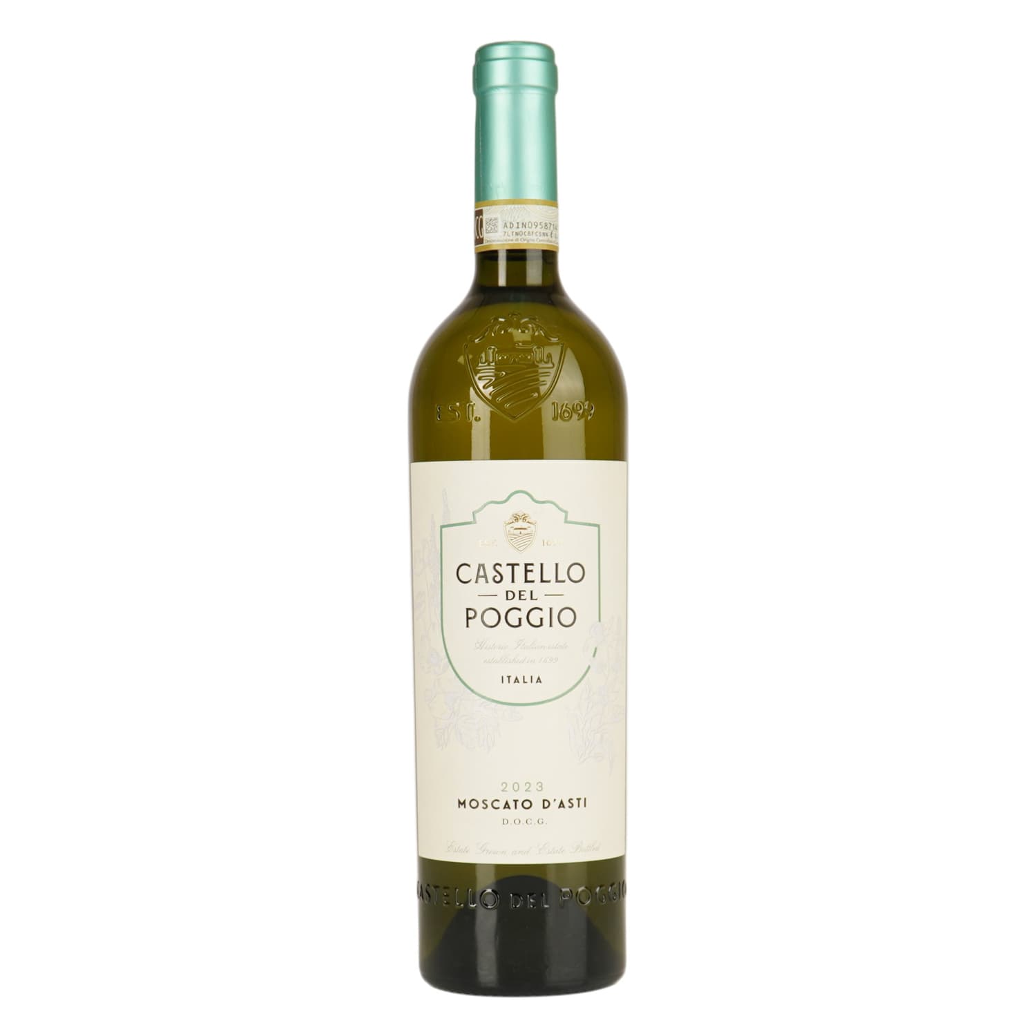 Вино ігристе Castello del Poggio Moscato d'Asti, біле, 5%, 0,75 л - зображення 1