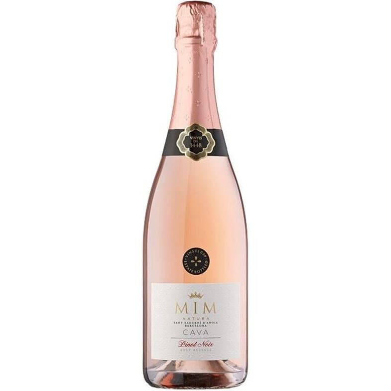 Вино ігристе MIM Natura Cava Reserva 2020 Pinot Noir Brut Rosato Eco D.O. рожеве брют 0.75 л
