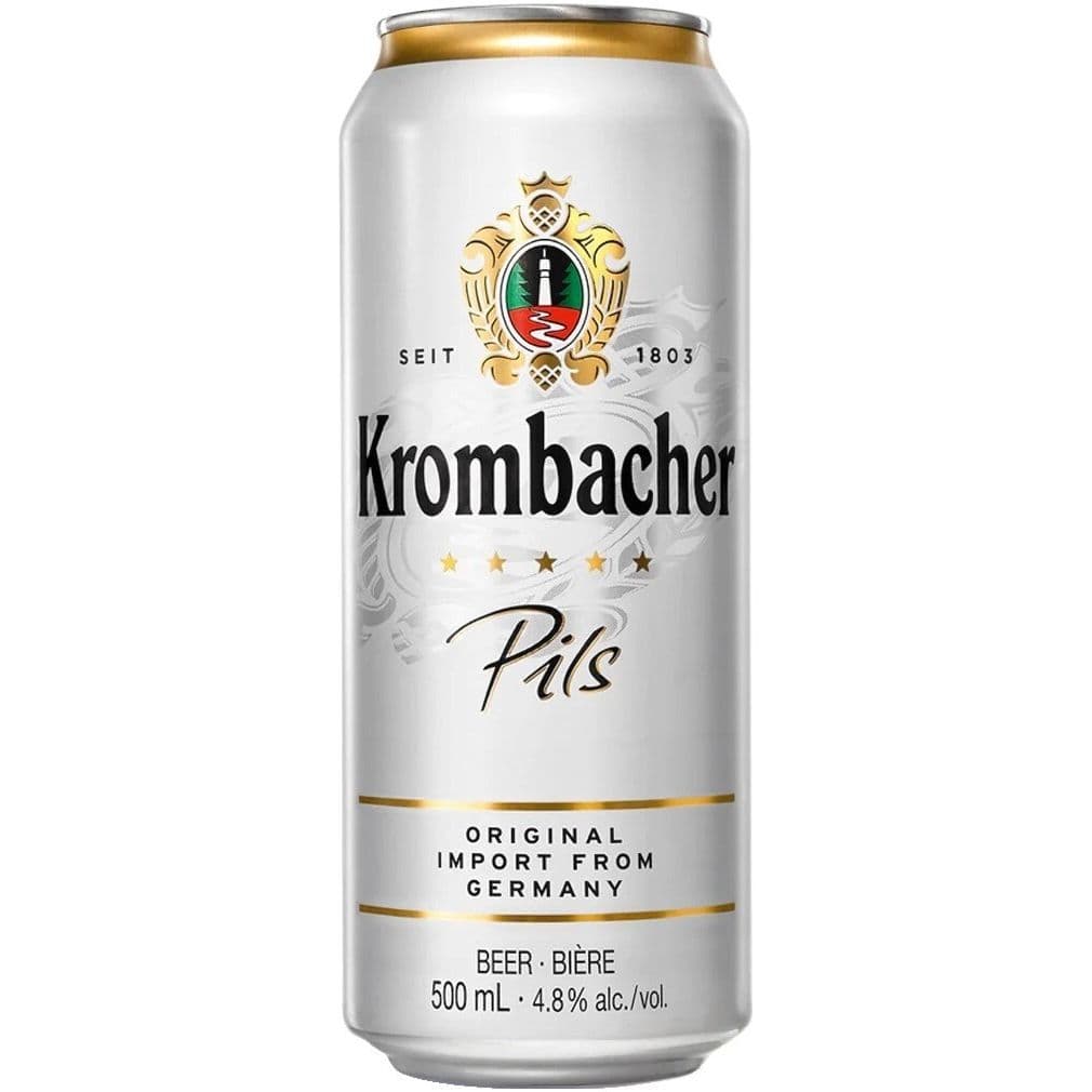 Набiр: пиво Krombacher Pils 0.5 л + Krombacher Weizen 0.5 л + Krombacher Hell 0.5 л + Krombacher Pils б/а 0.5 л + термосумка - зображення 4