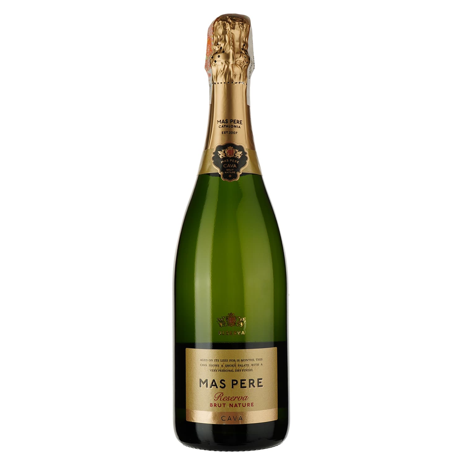 Вино ігристе Mas Pere Ventura Reserva Brut Nature біле брют 0.75 л - зображення 1