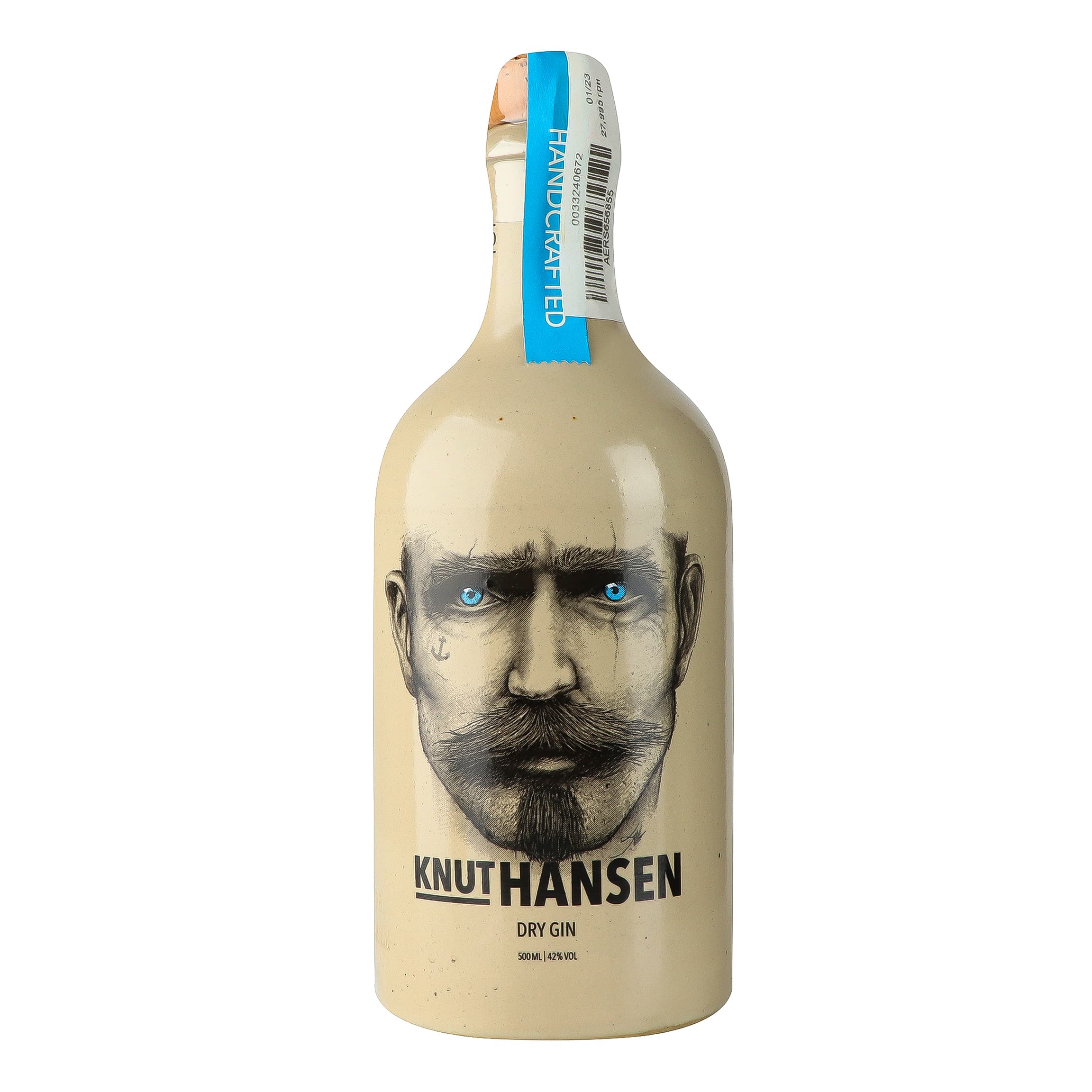 Набір: Джин Knut Hansen Dry 42% 0.5 л + 2 склянки - зображення 2