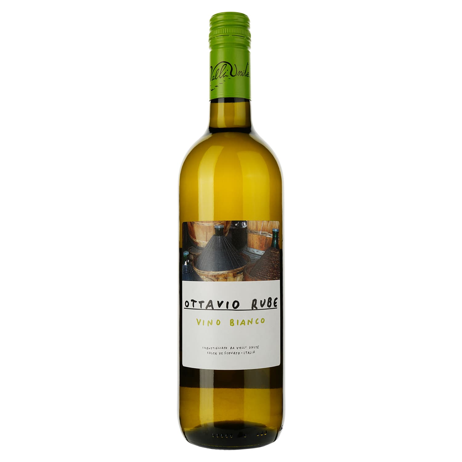 Вино Valli Unite Ottavio Rube Vino Bianco біле сухе 0.75 л - зображення 1