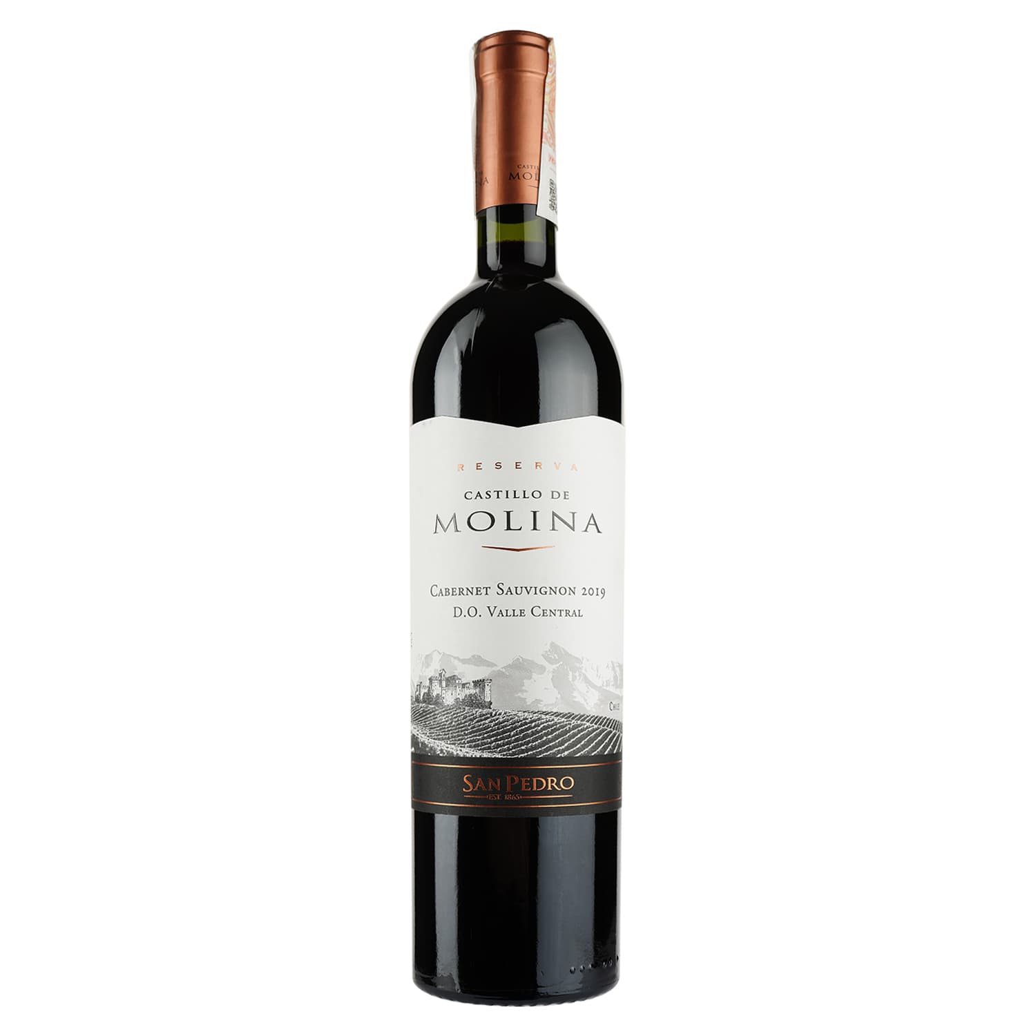 Вино Castillo de Molina Cabernet Sauvignon, червоне, сухе, 11,5-14%, 0,75 л - зображення 1